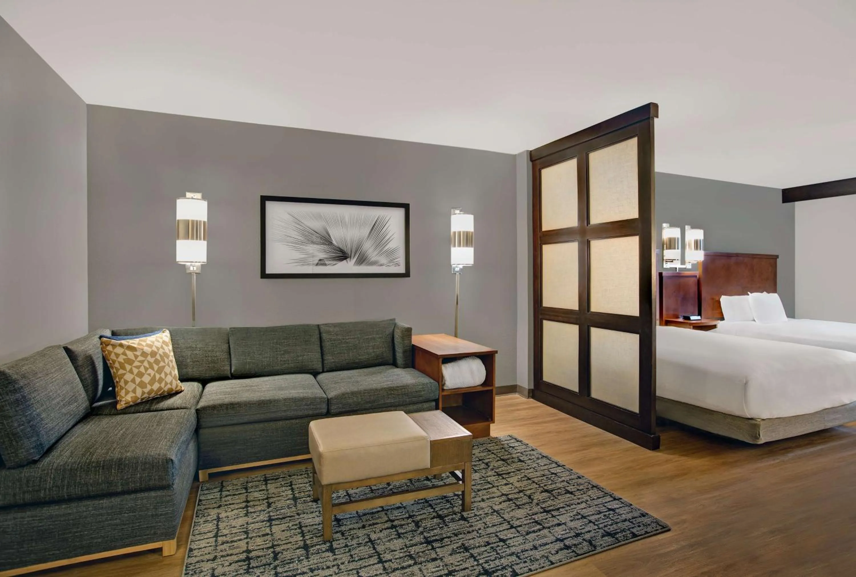 Queen Room with Two Queen Beds, Sofa Bed and Accessible Tub in Hyatt Place Jackson Ridgeland