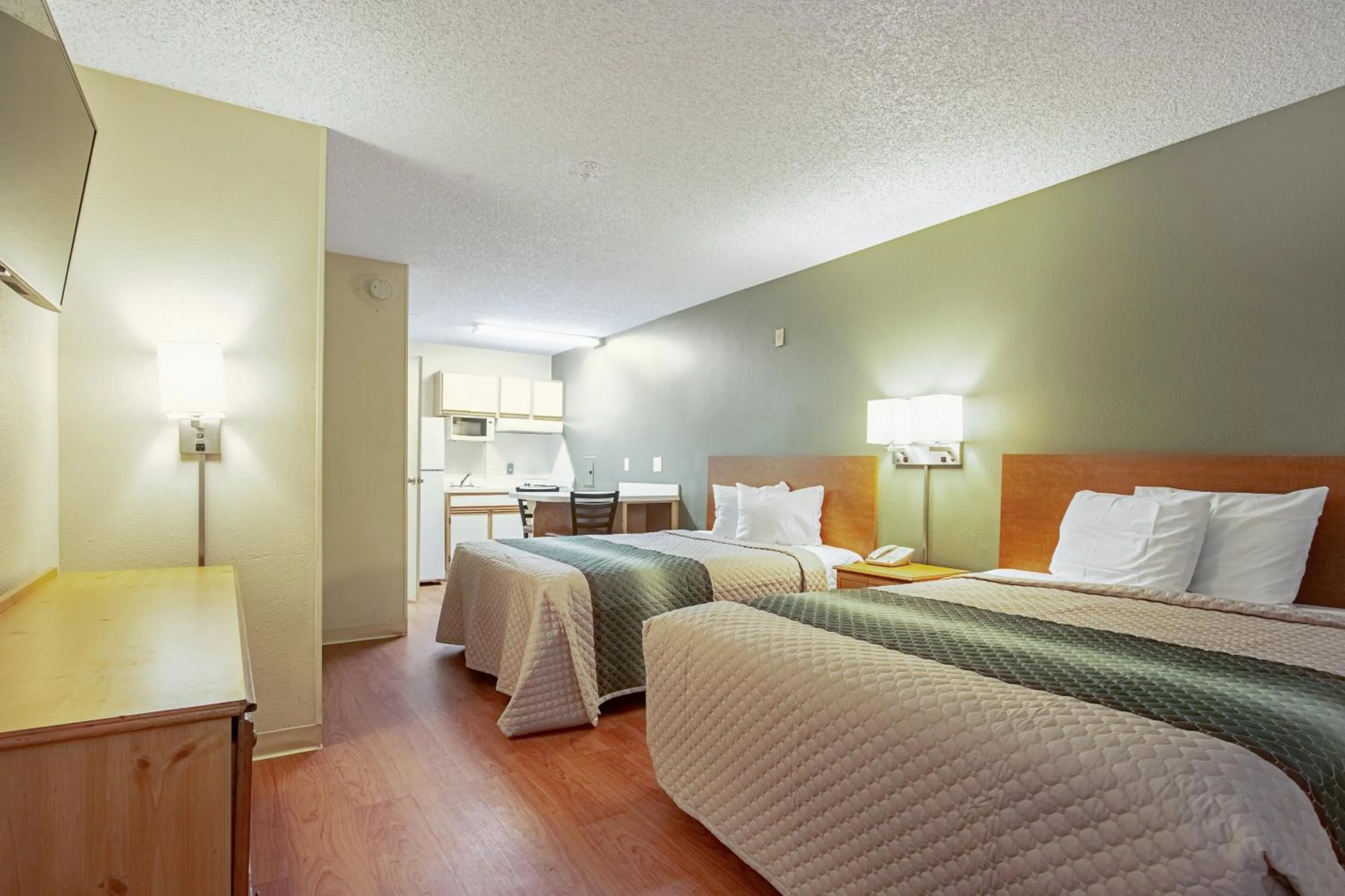 Studio Room with Two Double Beds Non-Smoking  in HomeTowne Studios by Red Roof Phoenix - Dunlap Ave