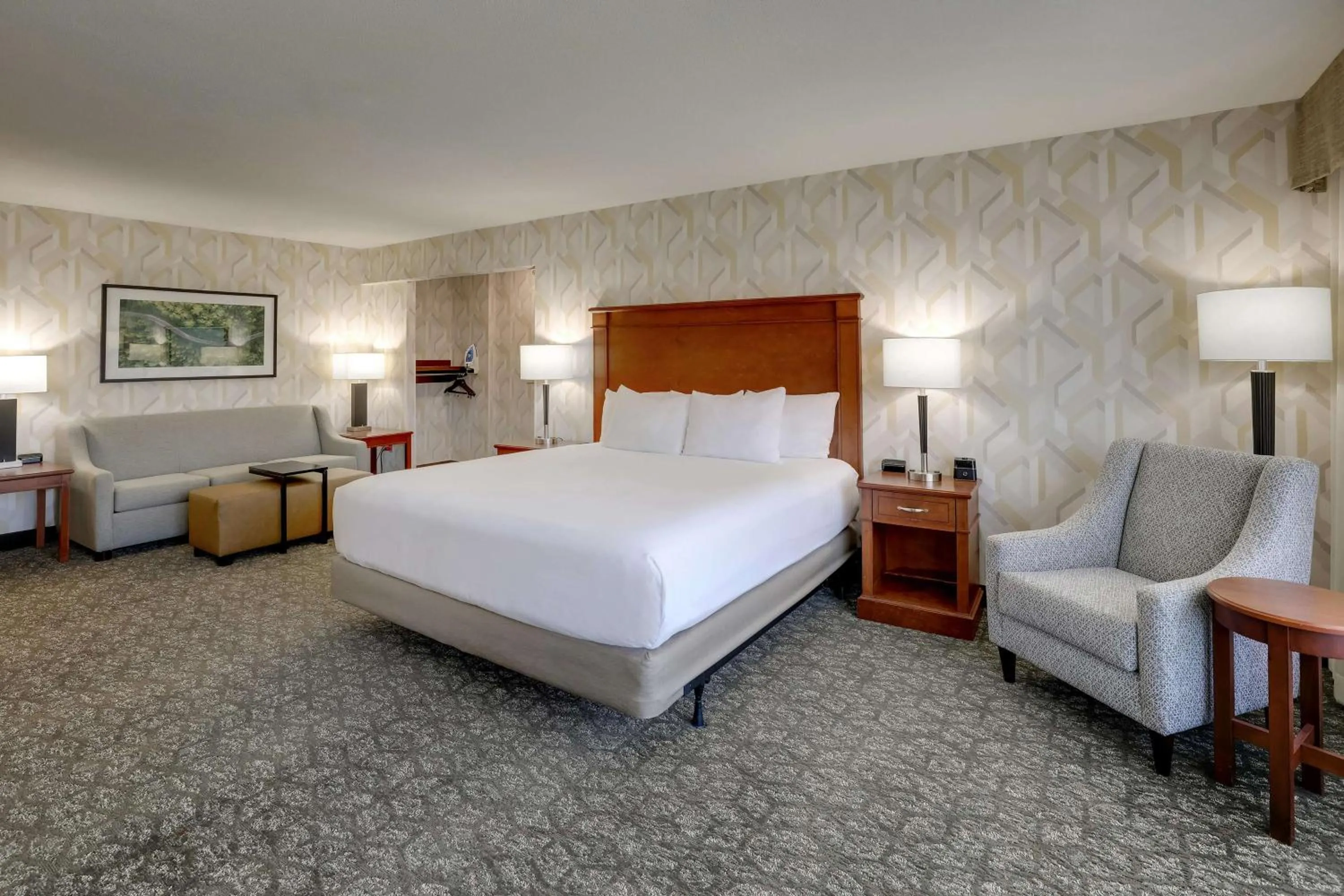 Deluxe King Room with Sofa Bed in Drury Inn & Suites Charlotte University Place