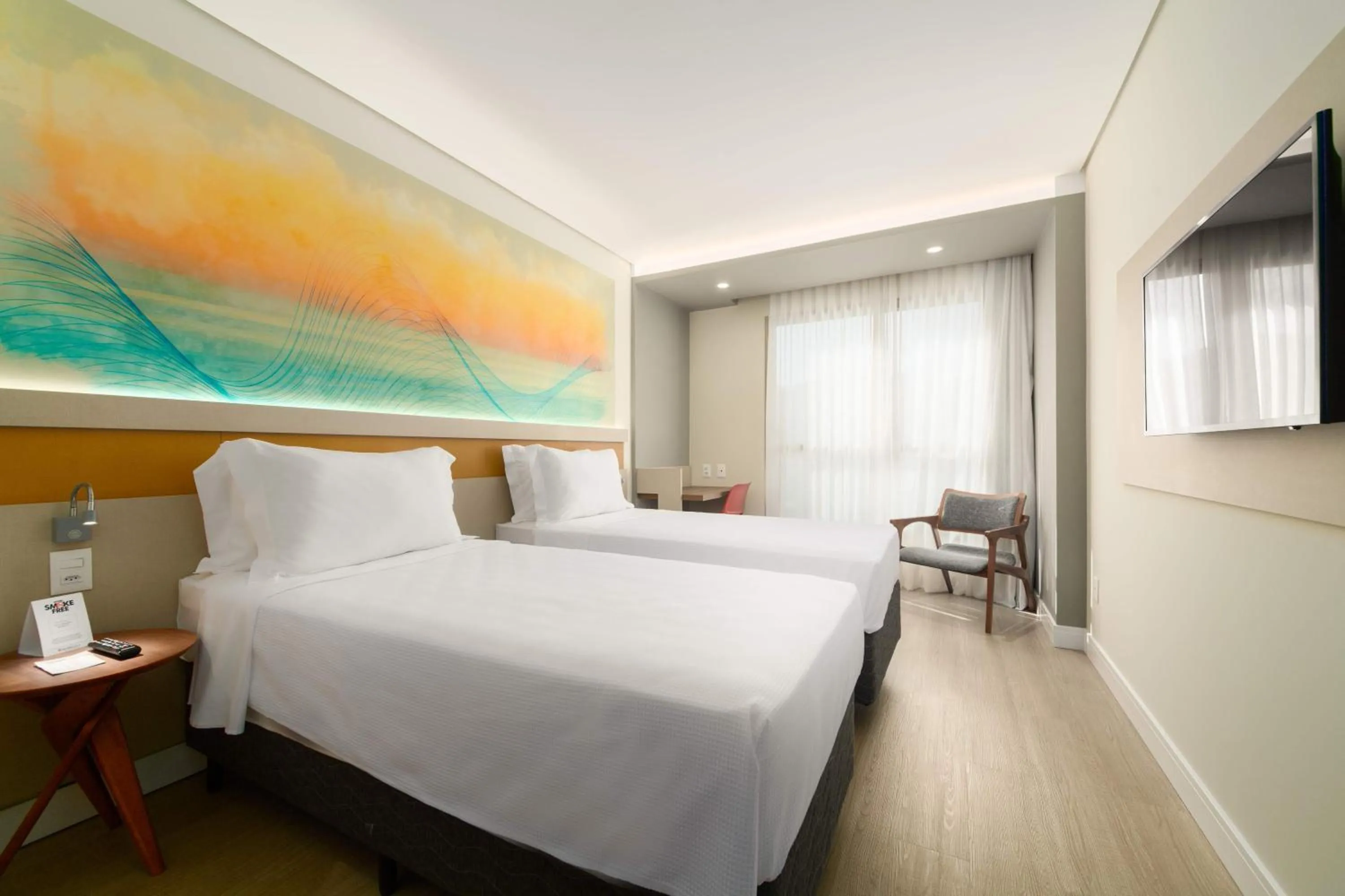 Standard Twin - single occupancy - 2 Camas Solteiro in Intercity Portofino Florianópolis