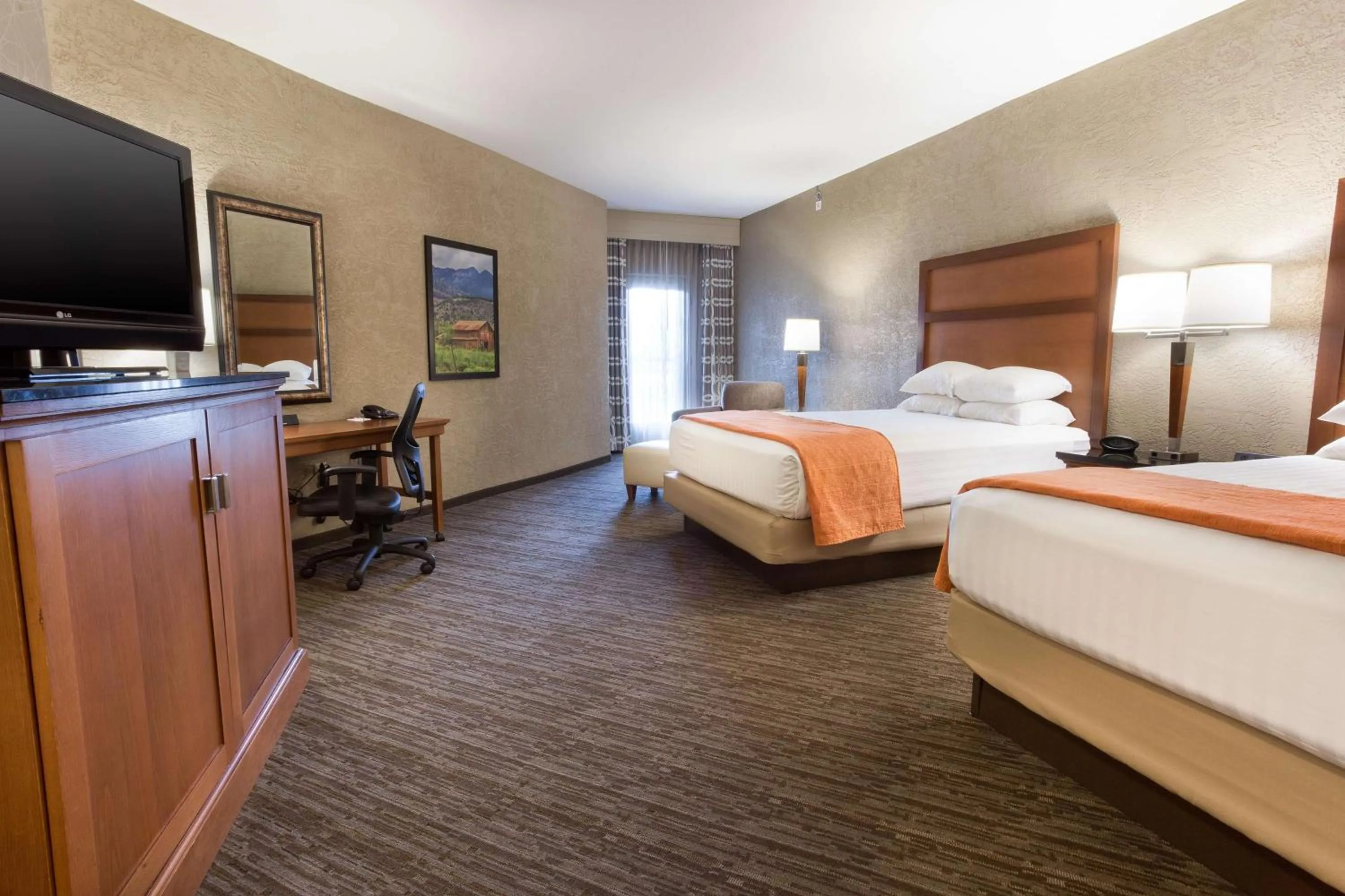 Deluxe Two Queen Beds with Terrace in Drury Inn & Suites Flagstaff