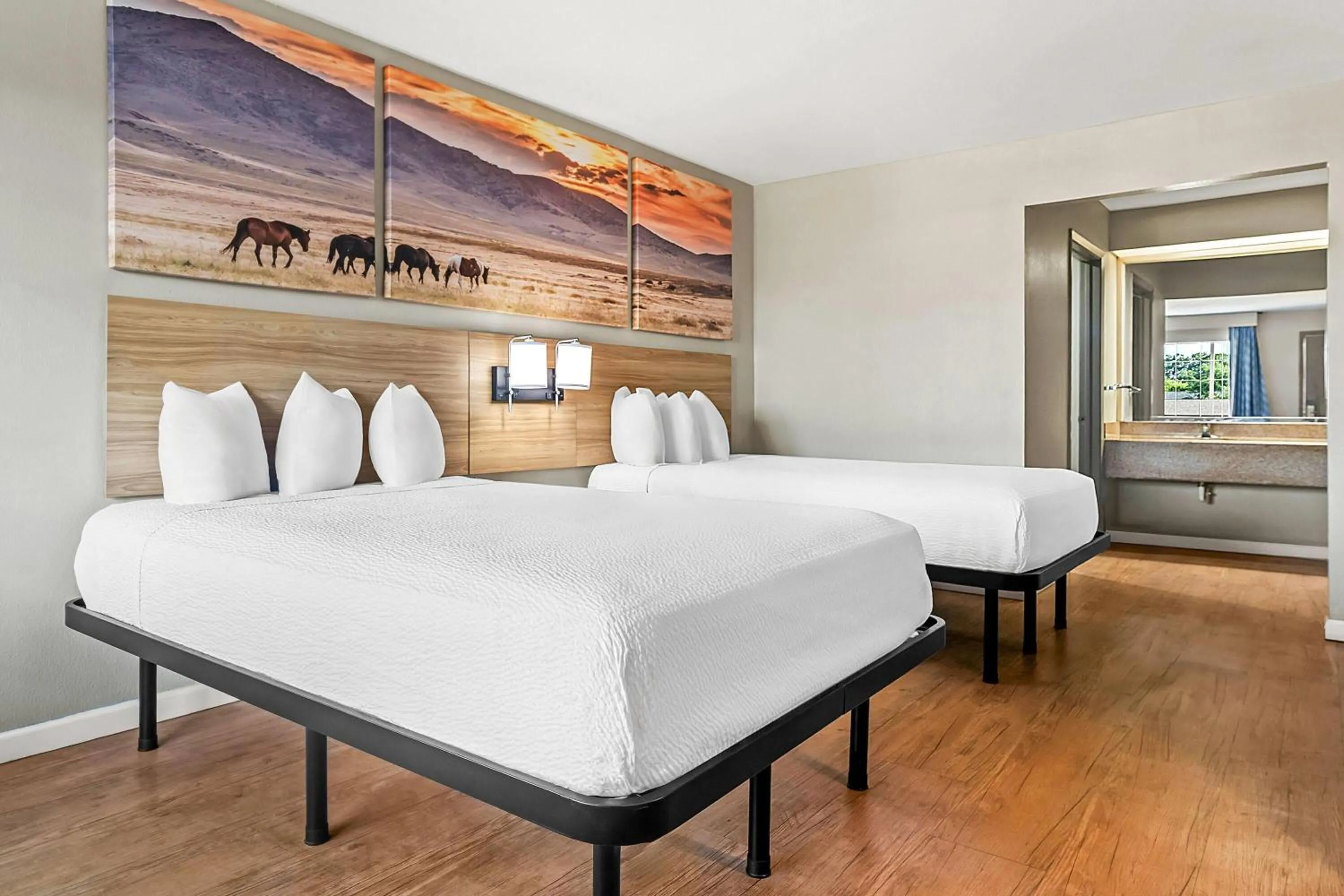 Double Room with Two Double Beds - Smoking in Days Inn by Wyndham Nacogdoches/SFA University/Downtown