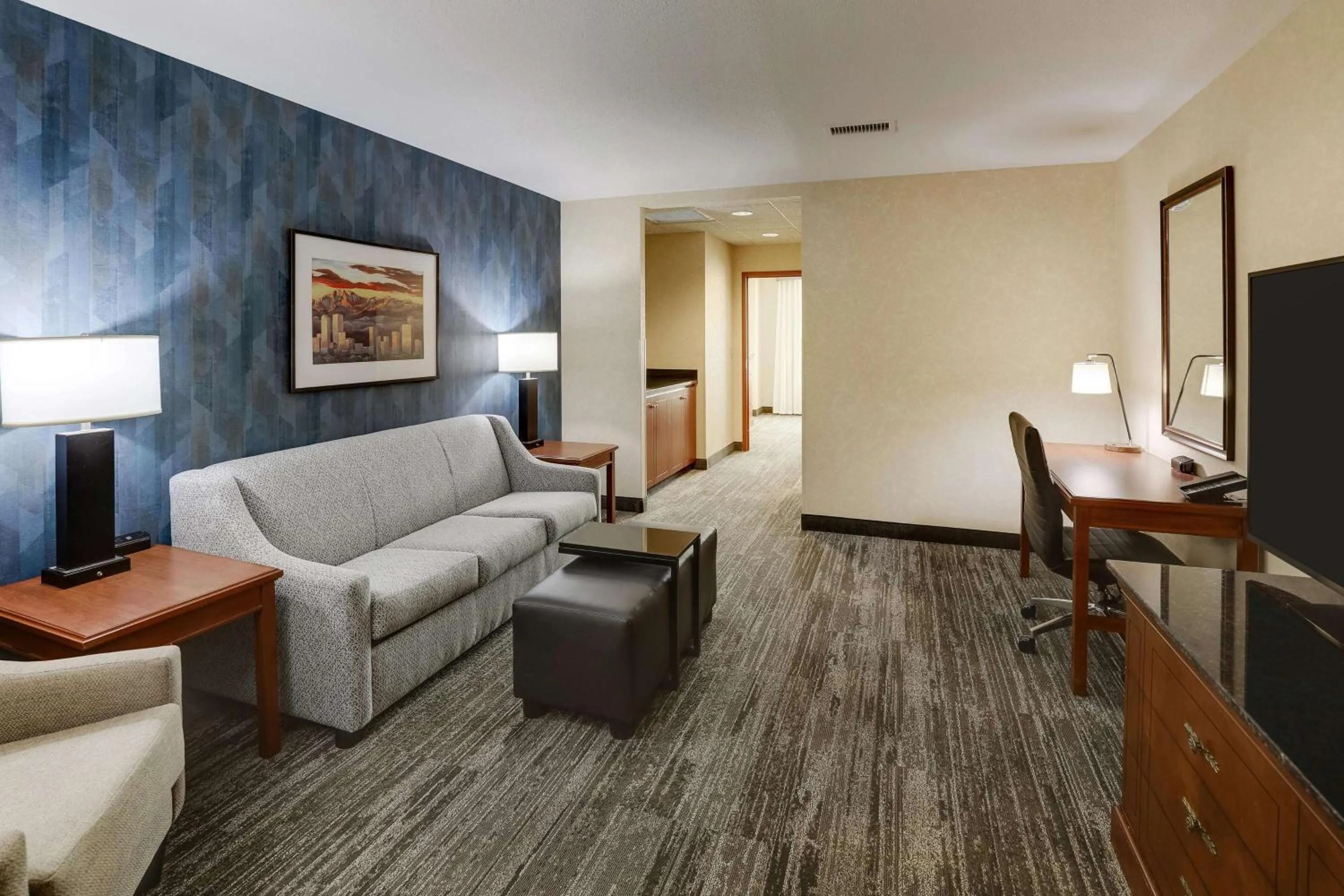 One-Bedroom King Suite with Sofa Bed in Drury Plaza Hotel Denver Westminster