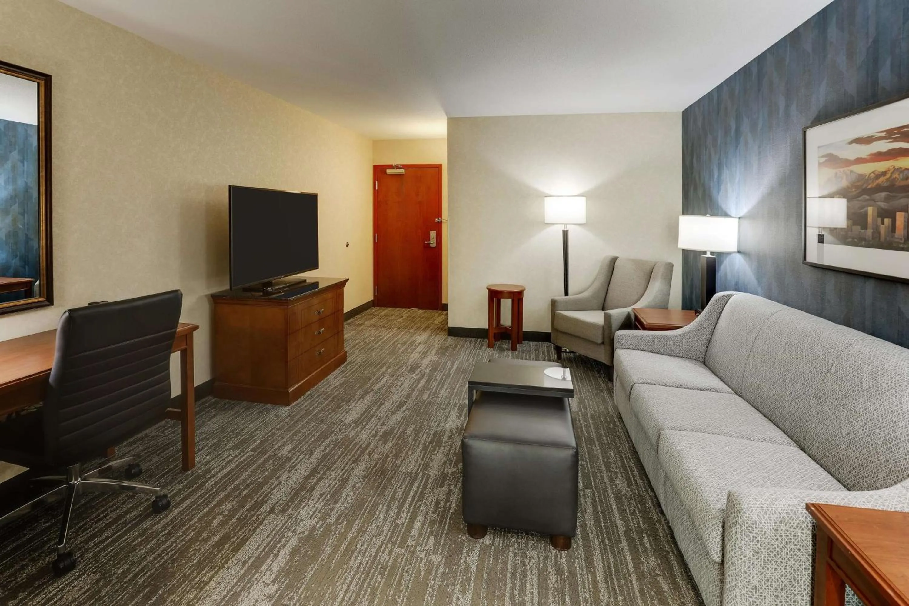King Suite with Sofa Bed - Hearing Accessible in Drury Plaza Hotel Denver Westminster