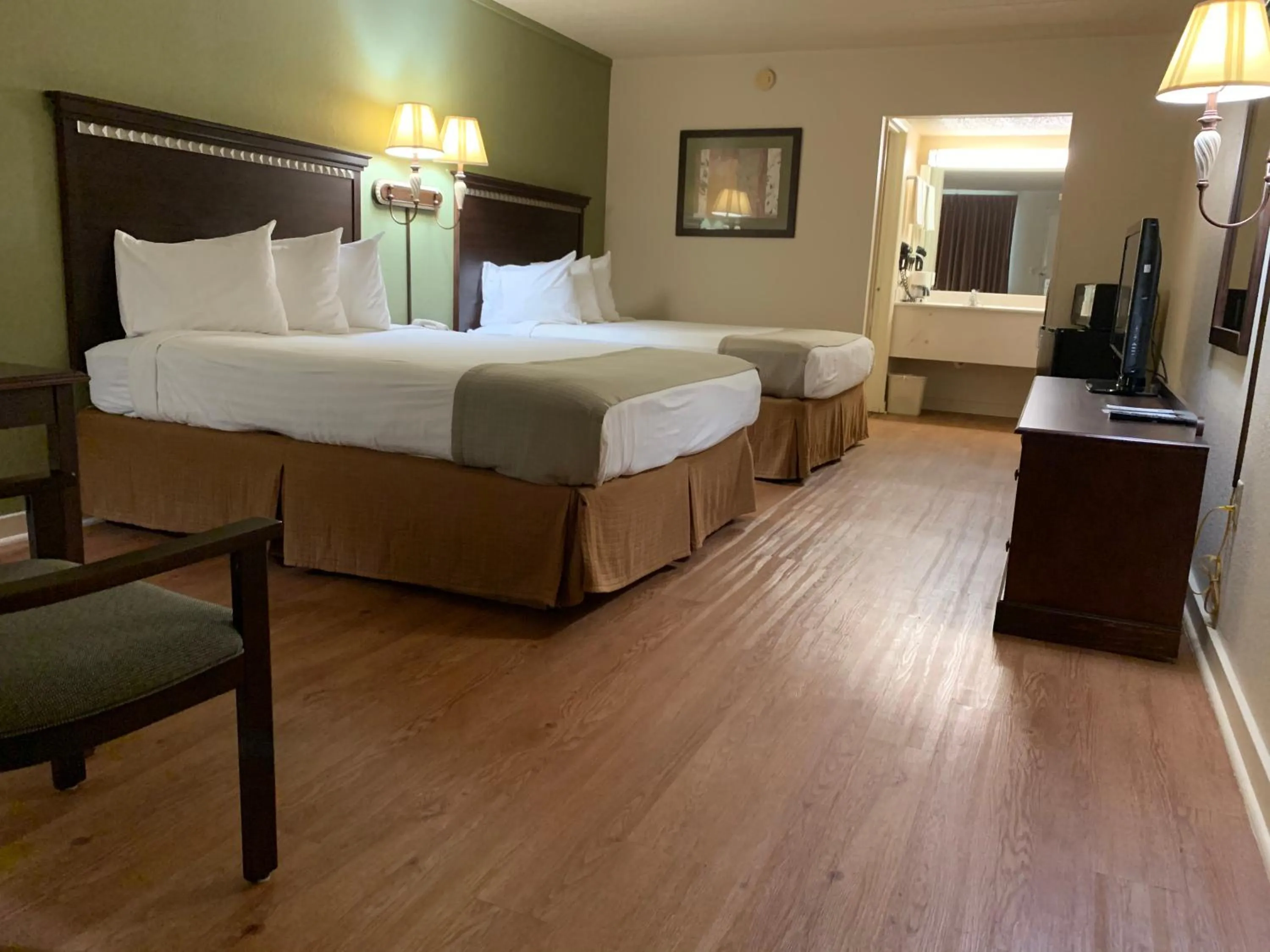 Queen Room with Two Queen Beds - Disability Access - Non-Smoking in Motel 6 Abbeville, AL