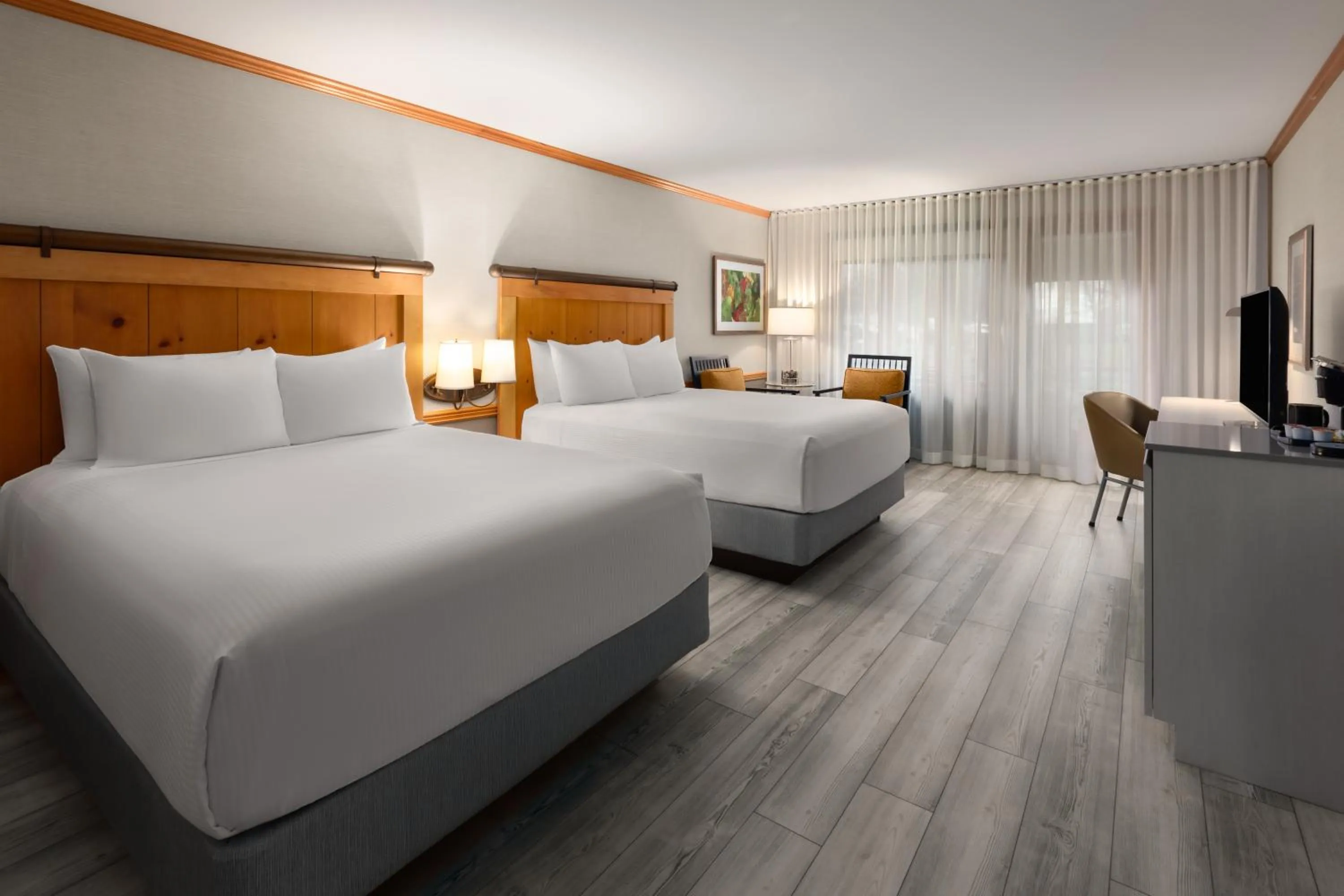 Queen Patio Room with Two Queen Beds - Non-Smoking in Semiahmoo Resort Golf & Spa, Trademark Collection by Wyndham