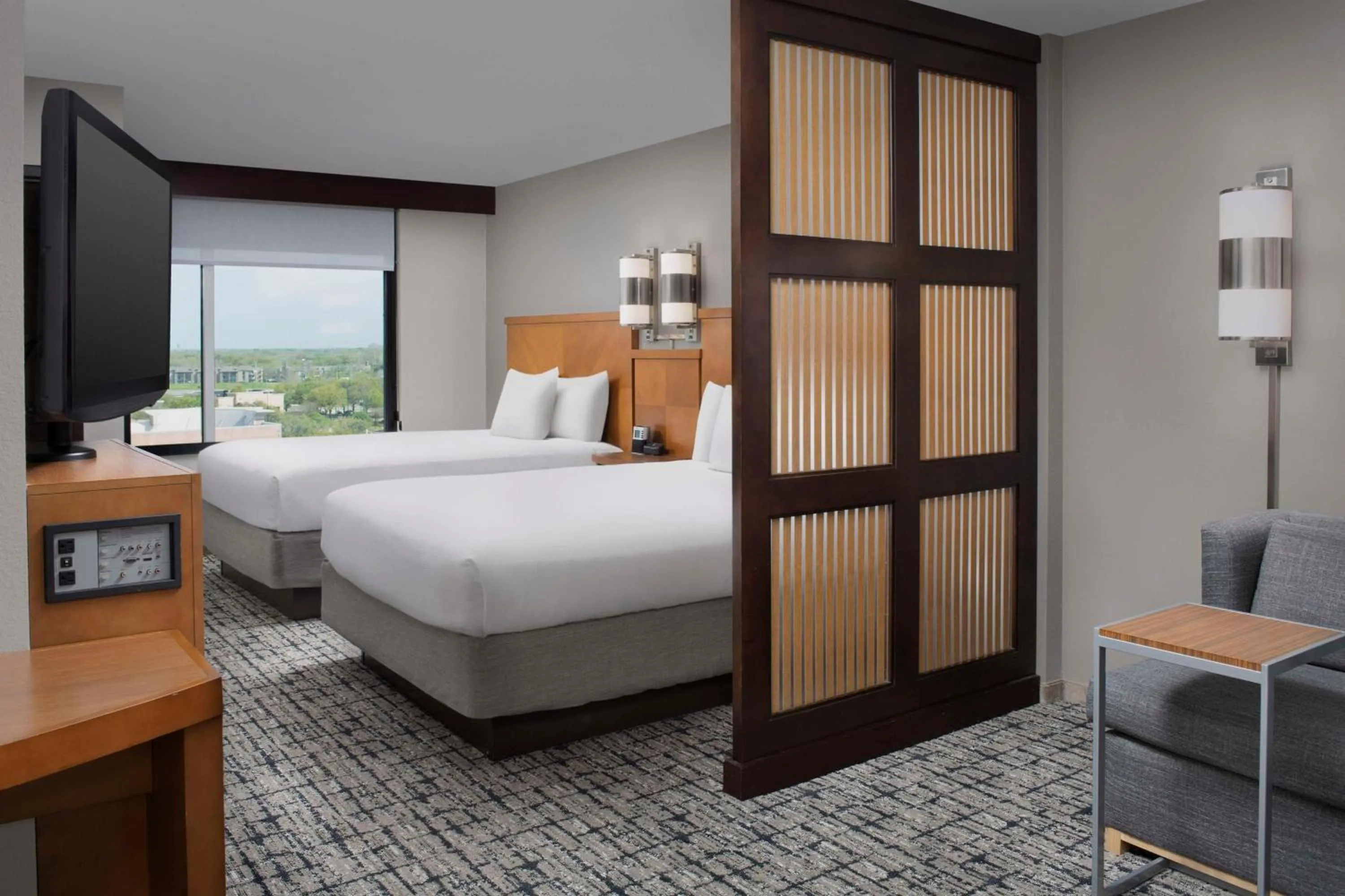 Queen Room with Two Queen Beds and Lake View in Hyatt Place Sugar Land