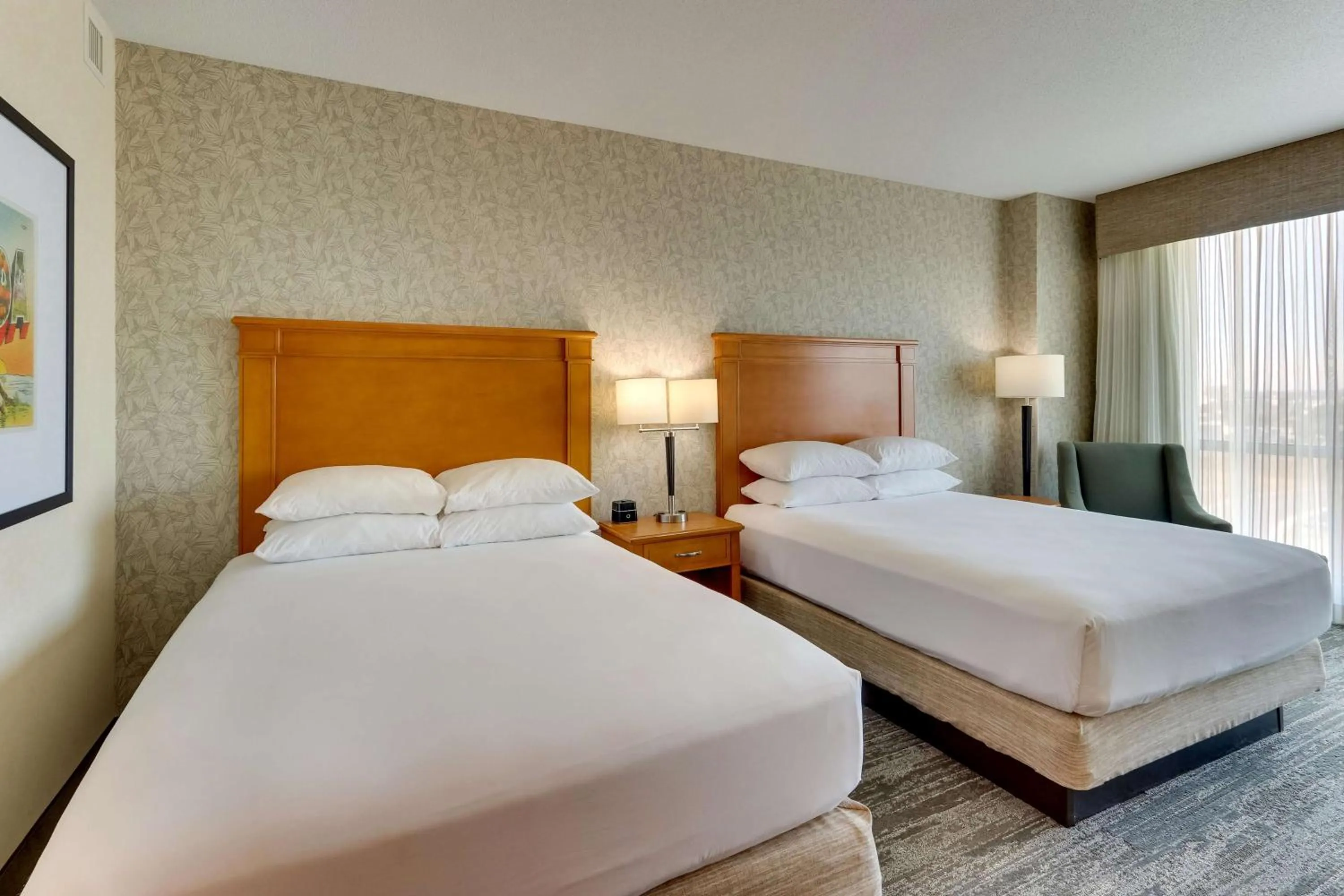 Deluxe Queen Room with Two Queen Beds - Accessible, Roll-in Shower in Drury Inn & Suites Orlando near Universal Orlando Resort