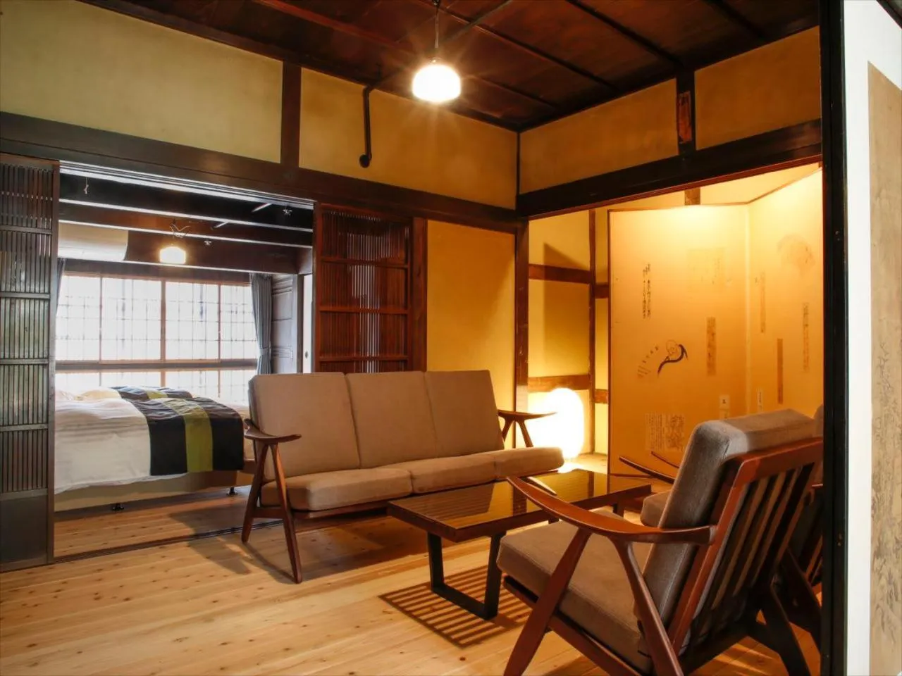 Deluxe Room with Tatami Area in Yamasaki Ryokan Q Nakamonzenya