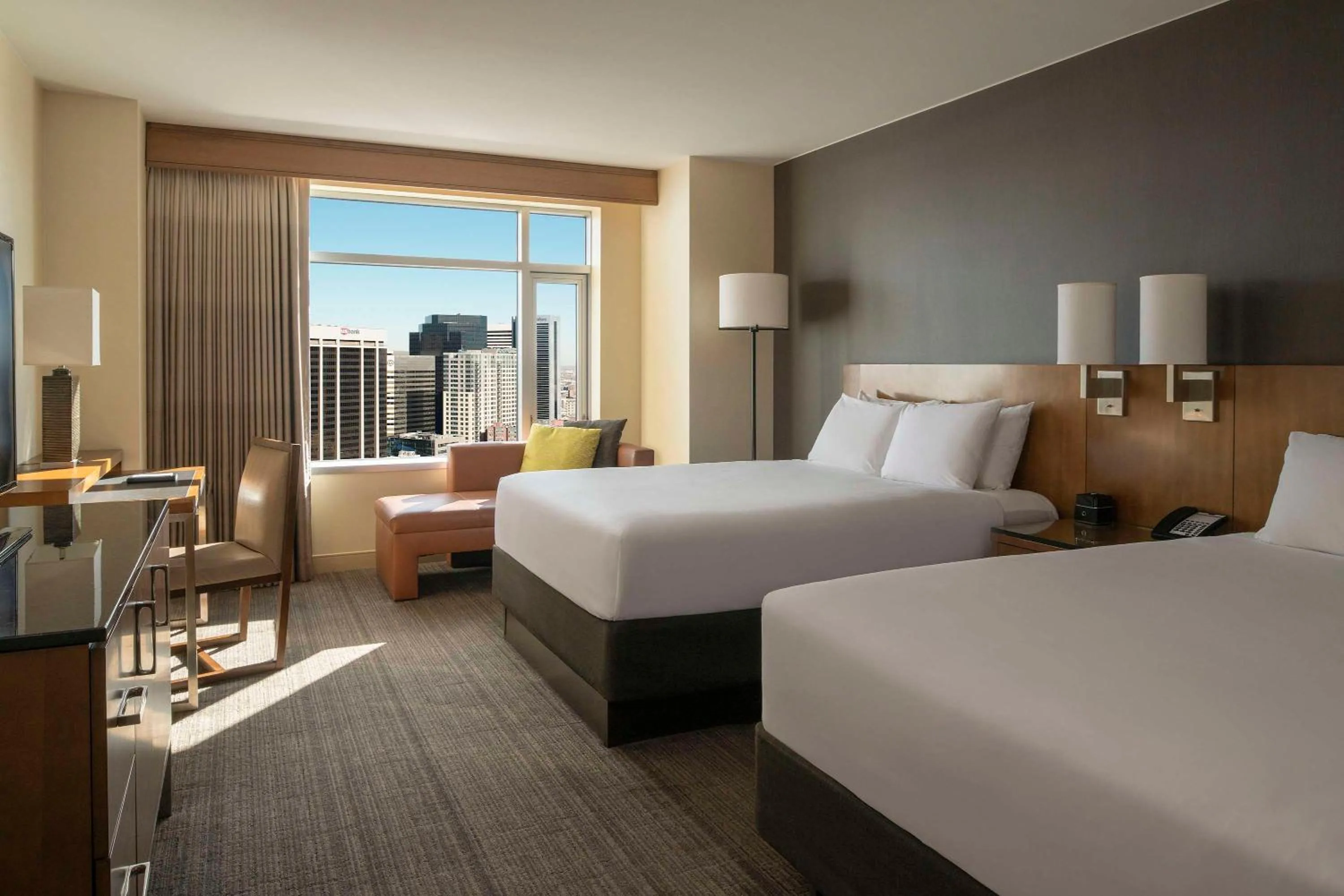 Quadruple Room with City View in Hyatt Regency Denver at Colorado Convention Center