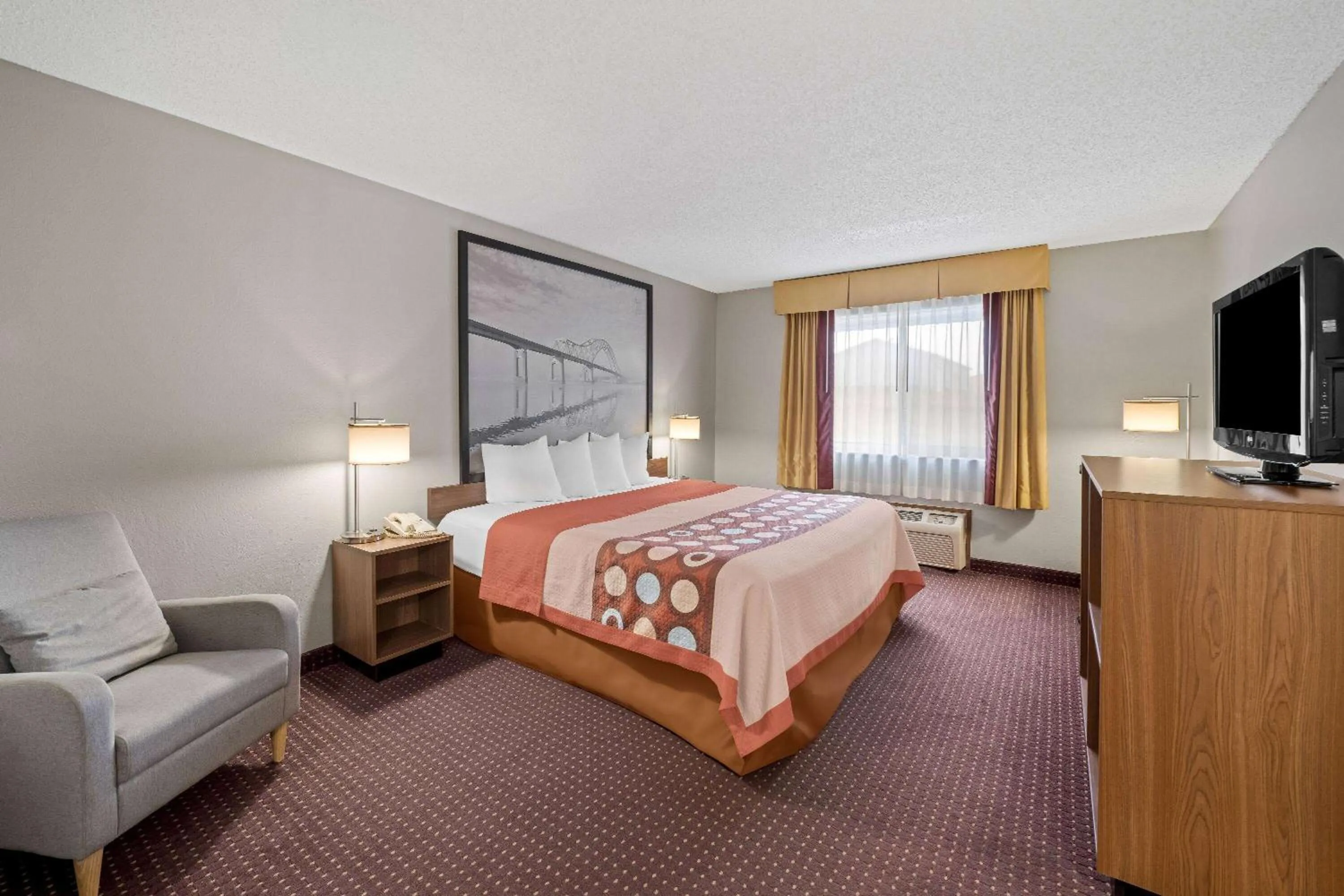 King Room - Non-Smoking in Super 8 by Wyndham Waverly