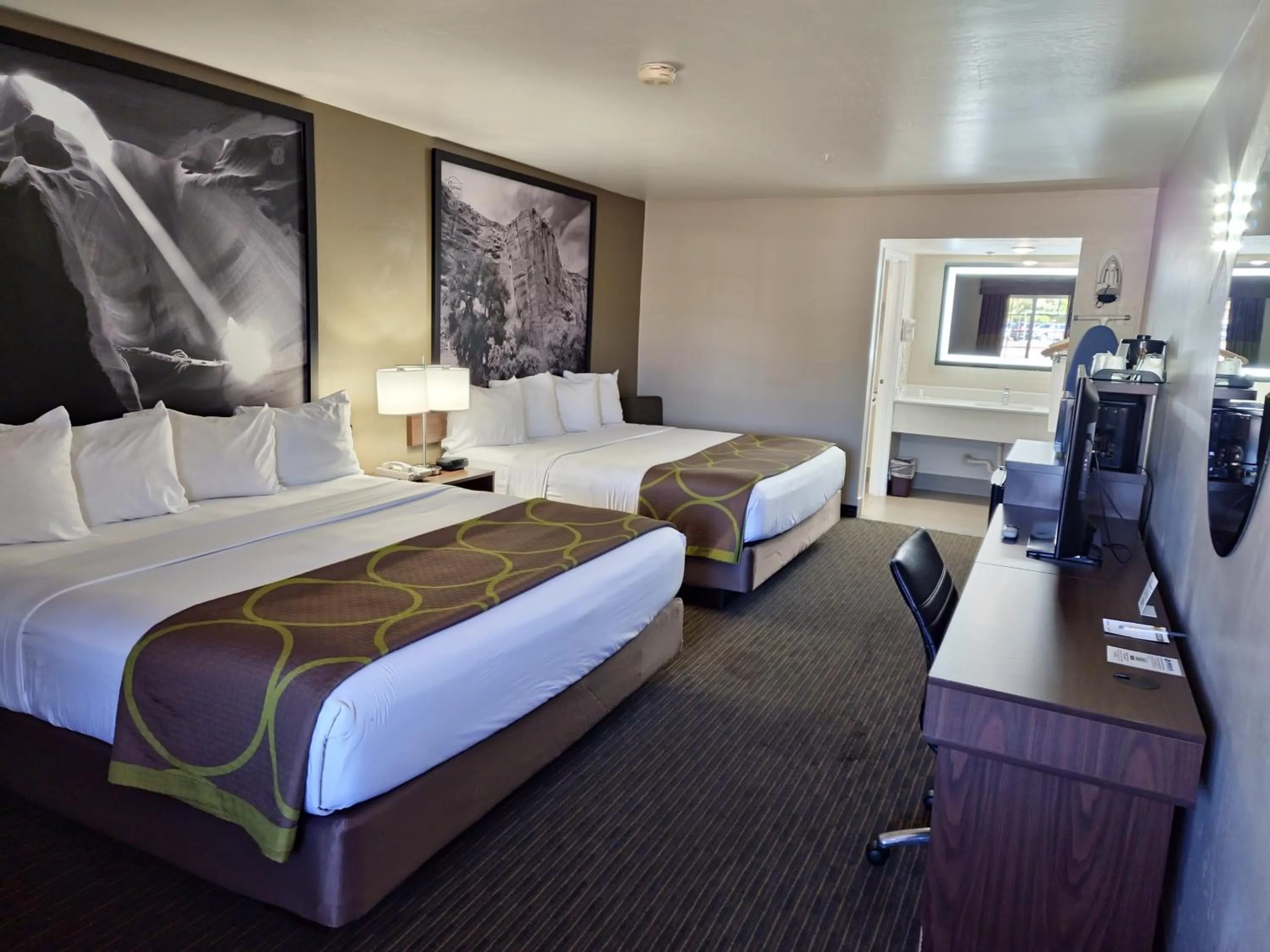 Queen Room with Two Queen Beds - Mobility Access/Non-Smoking in Super 8 by Wyndham Wickenburg AZ