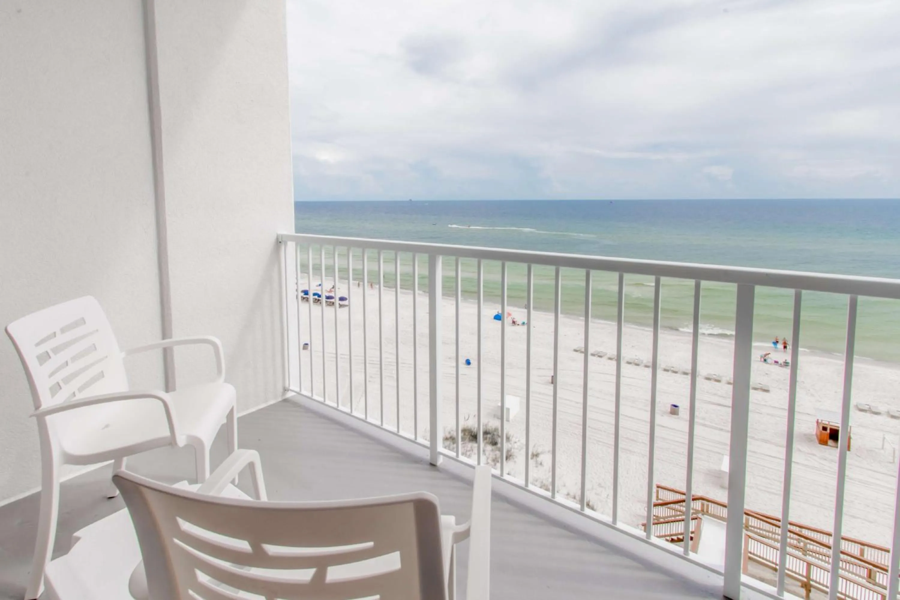 Studio Suite with Two Queen Beds and Balcony with Gulf View - Non-Smoking in Hampton Inn & Suites Panama City Beach-Beachfront