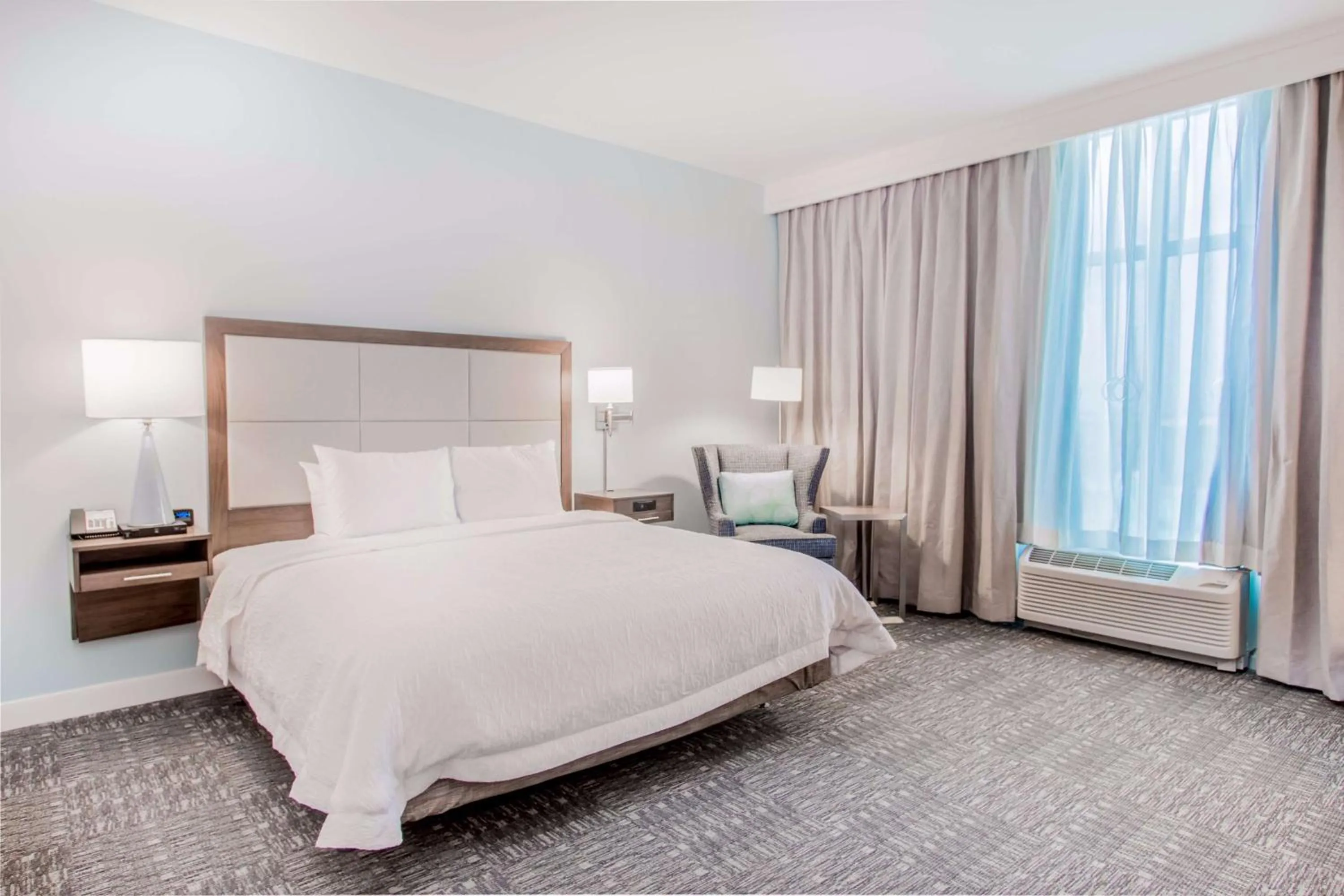 King Room with Roll-In Shower and Sofa Bed - Mobility/Hearing Accessible Non-Smoking in Hampton Inn & Suites Panama City Beach-Beachfront