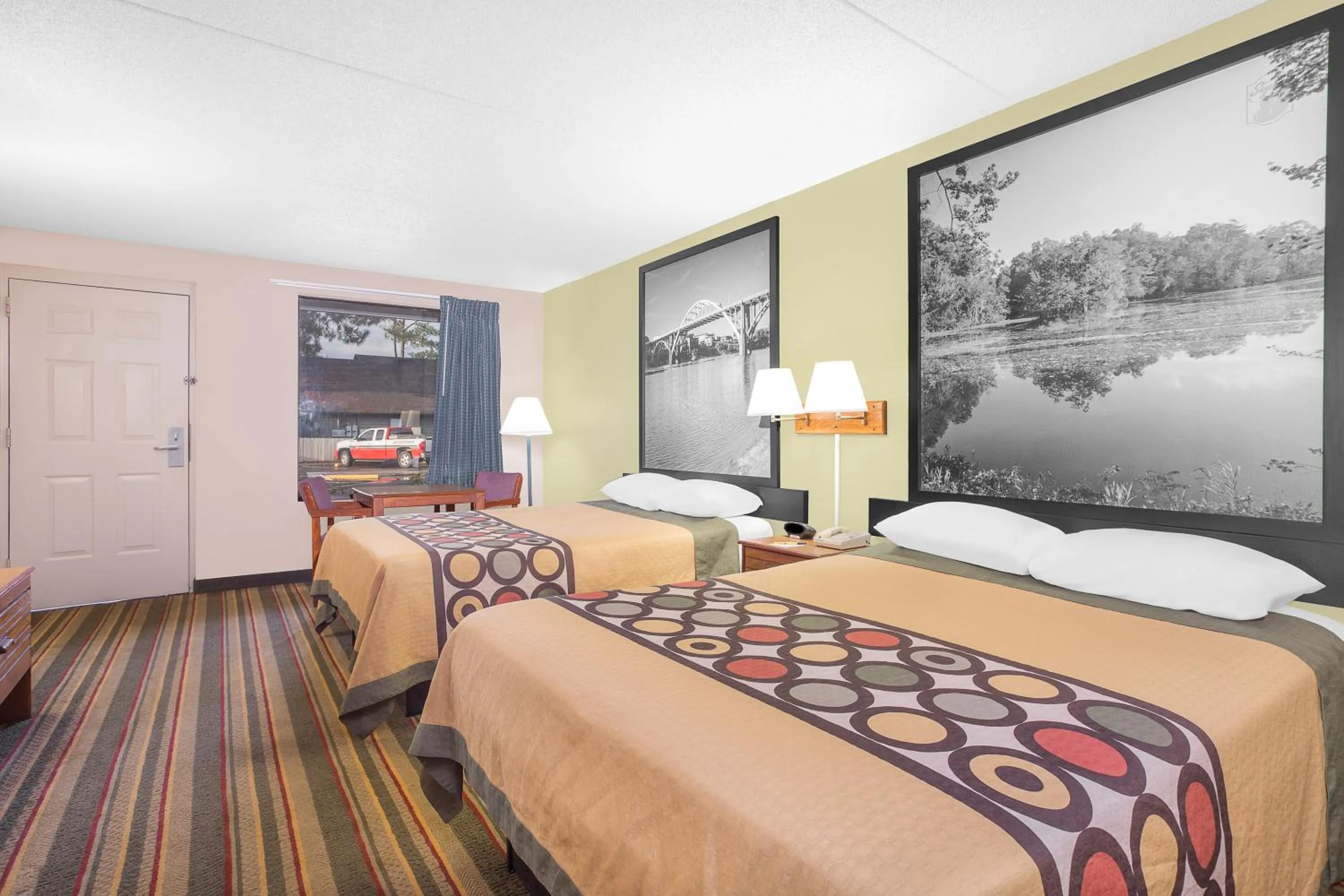 Queen Room with Two Queen Beds - Non-Smoking in Super 8 by Wyndham Eufaula