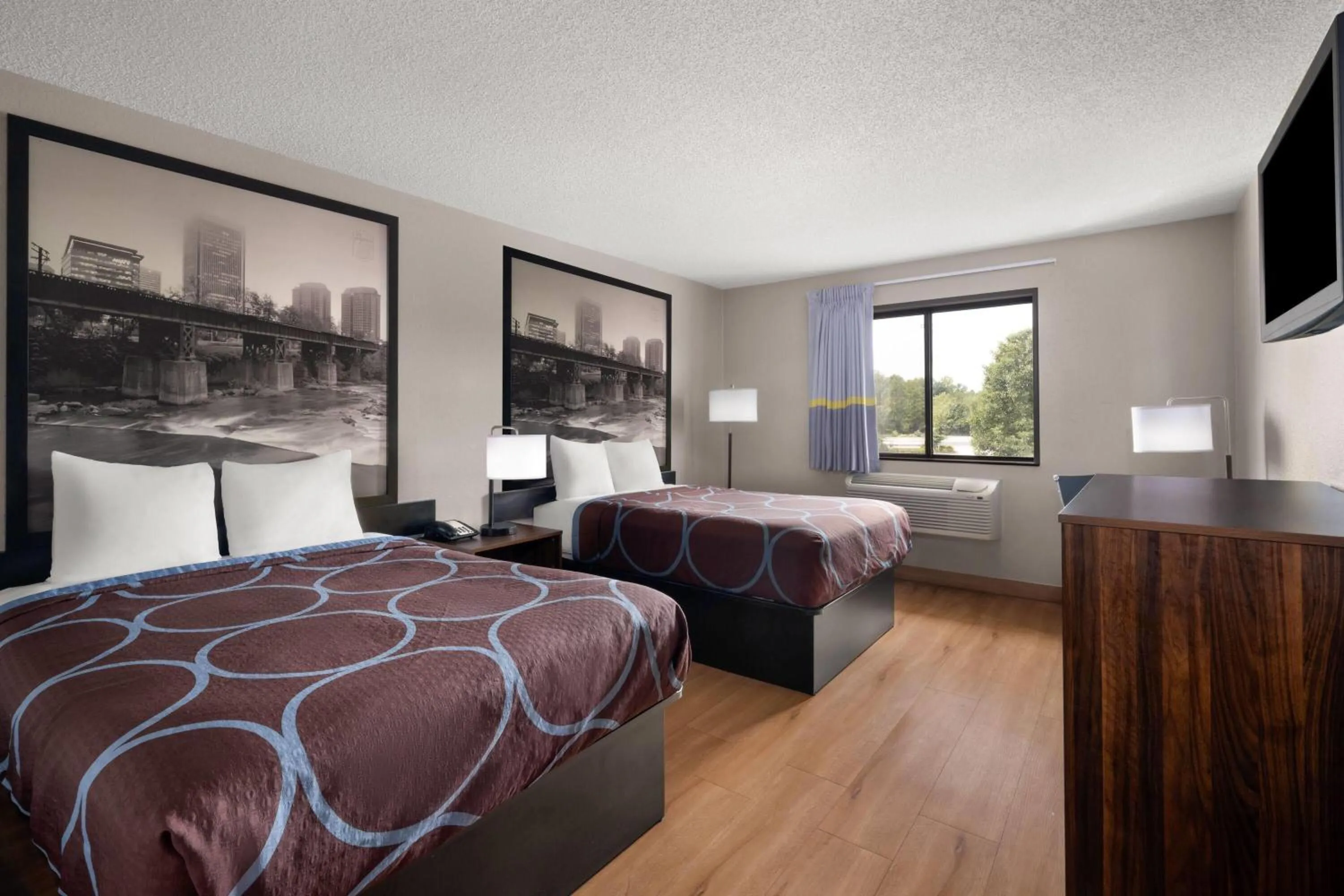 Double Room with Two Double Beds - Non-Smoking in Super 8 by Wyndham Farmville