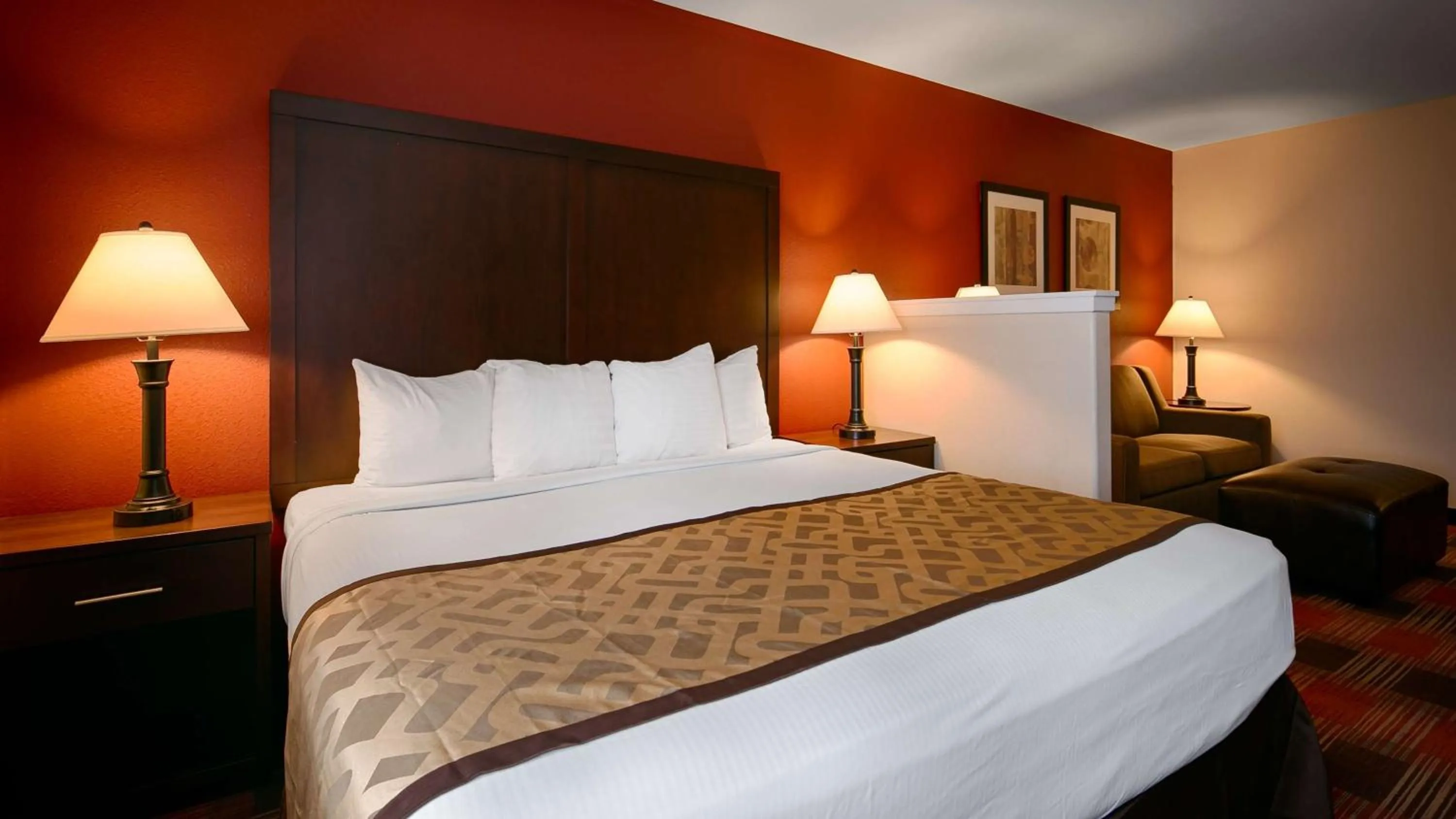 King Room with Roll-in Shower - Disability Access/Non-Smoking in Best Western Dallas Inn & Suites