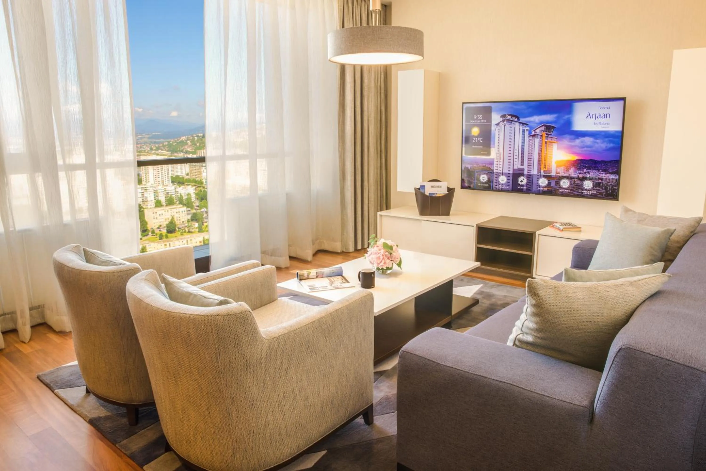 City View Two Bedroom Apartment with Balcony in Bosmal Arjaan by Rotana