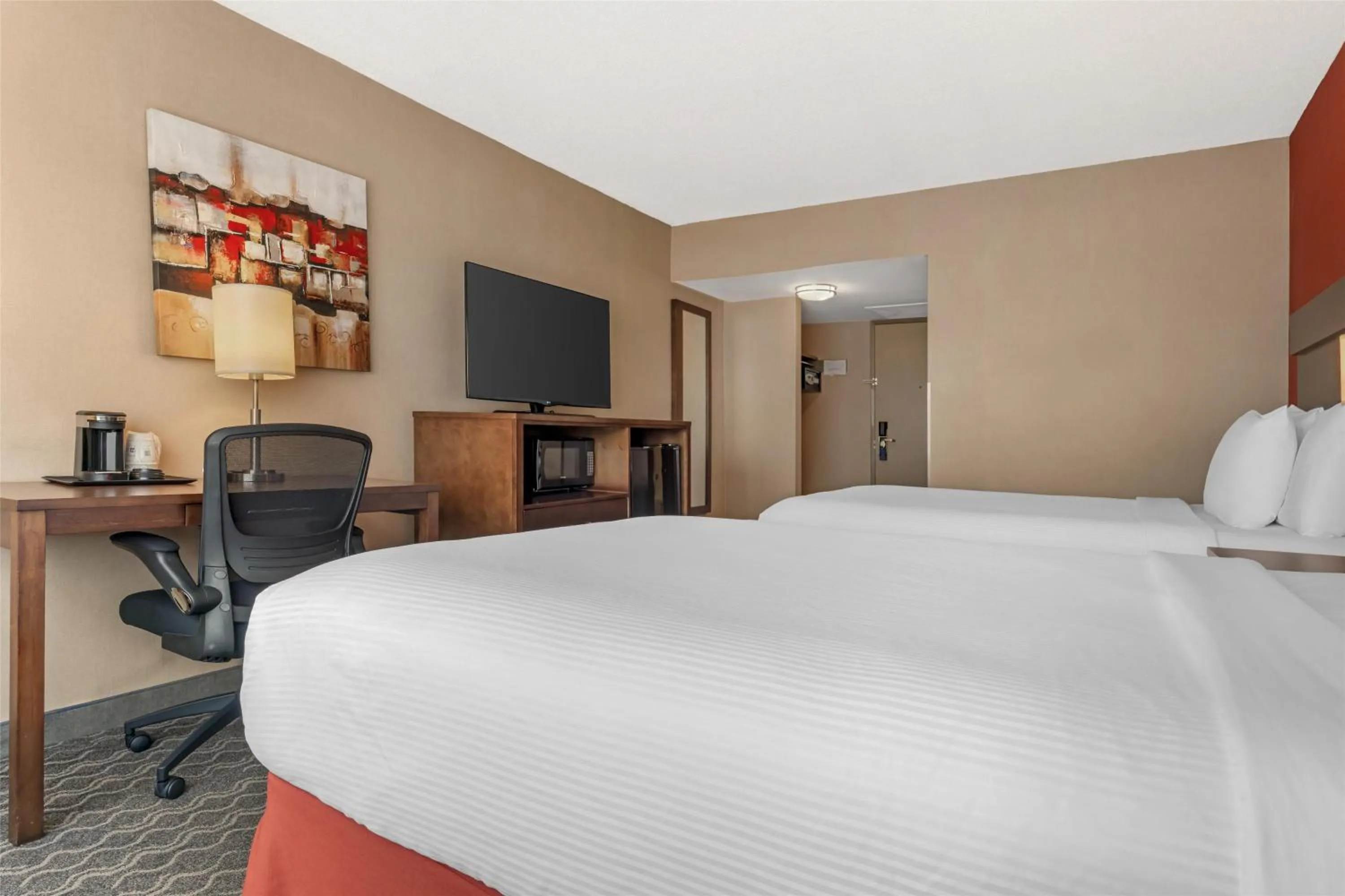 Double Room with Two Double Beds and View in Best Western Terrace Inn