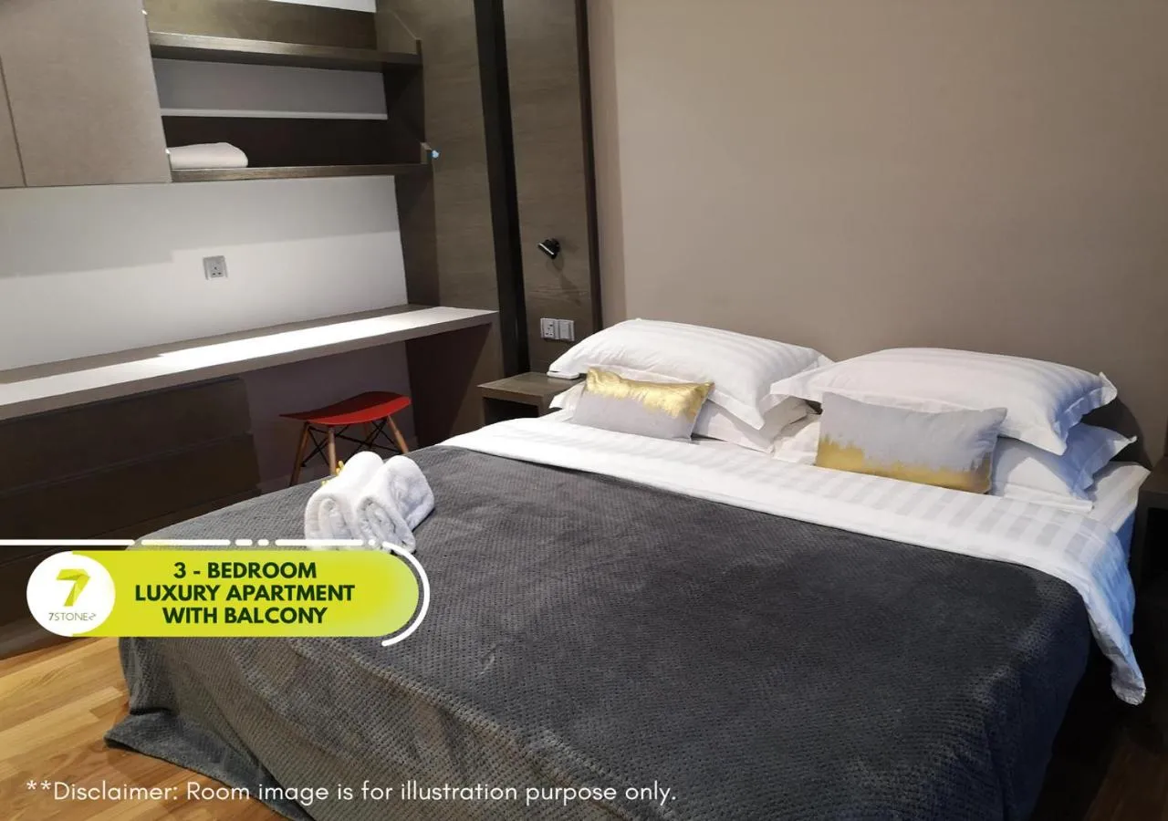 3-Bedroom Luxury King Suite with Balcony (High Zone) in 7Stonez Suites Geo38 Genting Highlands