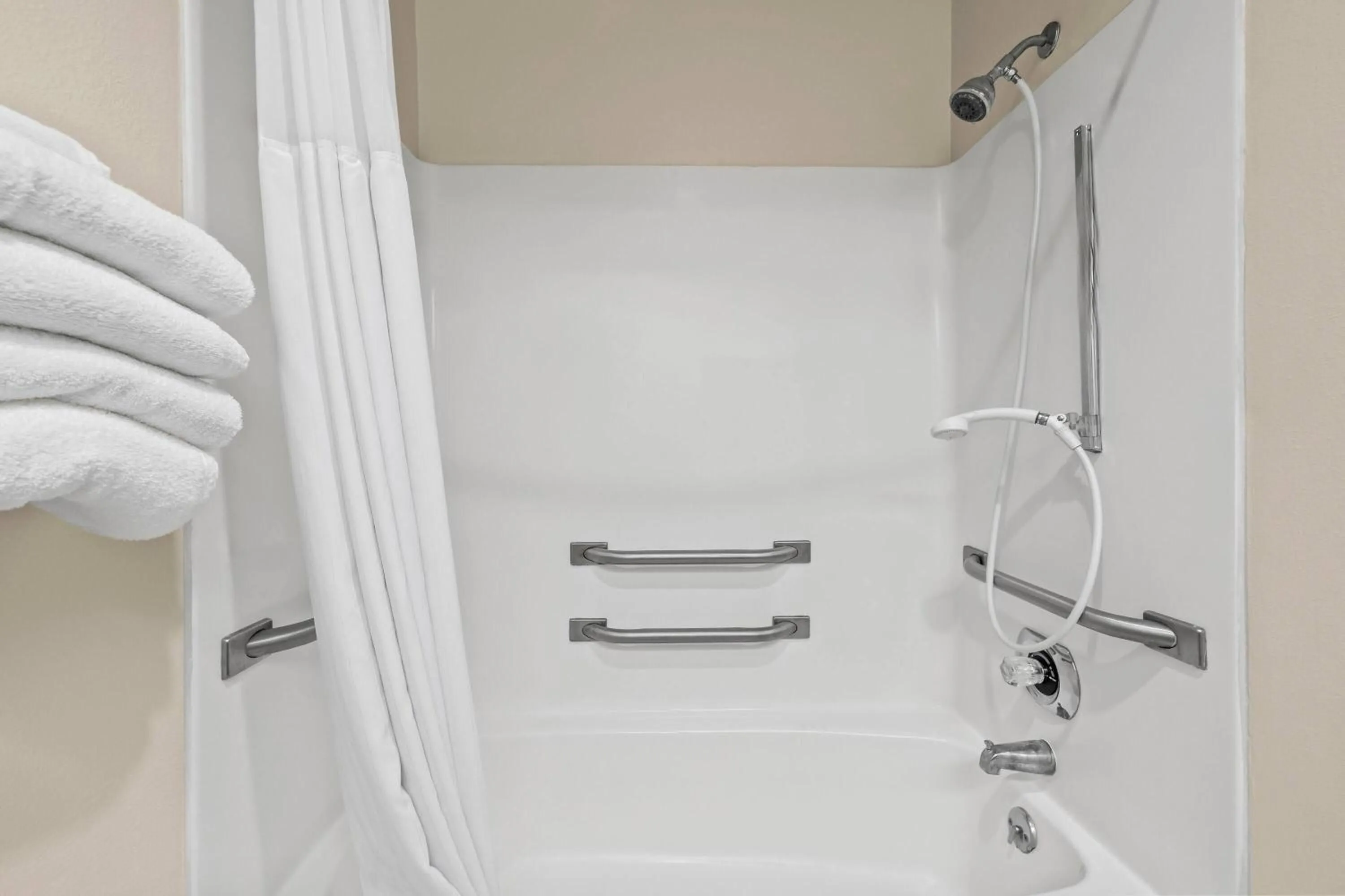 Queen Room with Two Queen Beds - Mobility Access/Non-Smoking in Super 8 by Wyndham Watertown WI