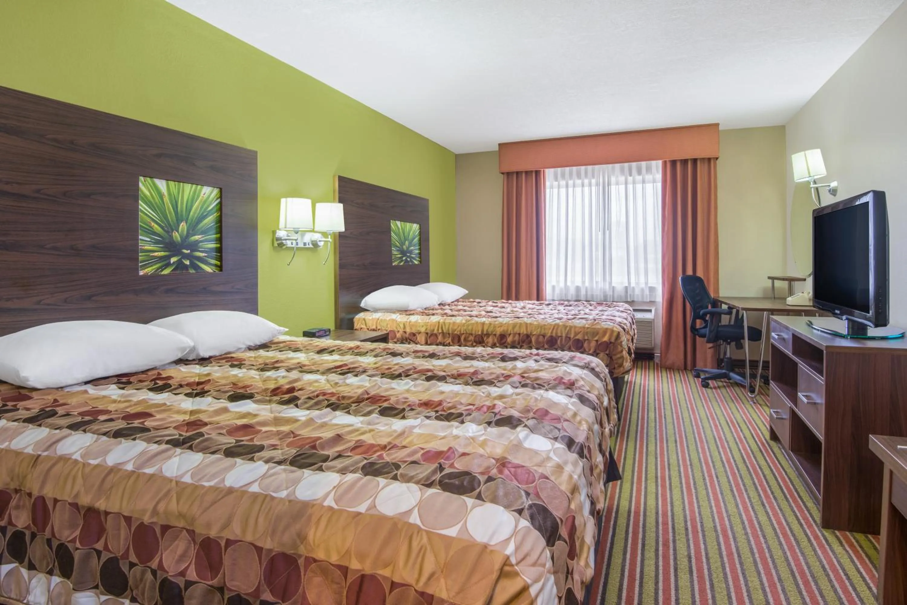 Queen Room with Two Queen Beds - Non-Smoking in Super 8 by Wyndham Portales
