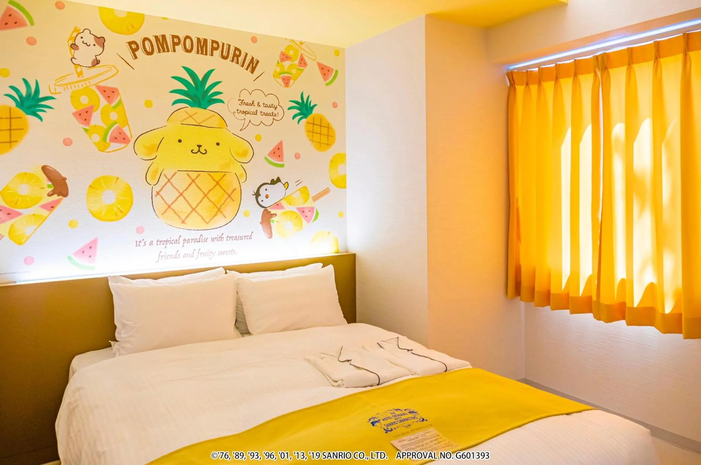 Pom Pom Purin - Characters Double Room in HOTEL OKINAWA WITH SANRIO CHARACTERS