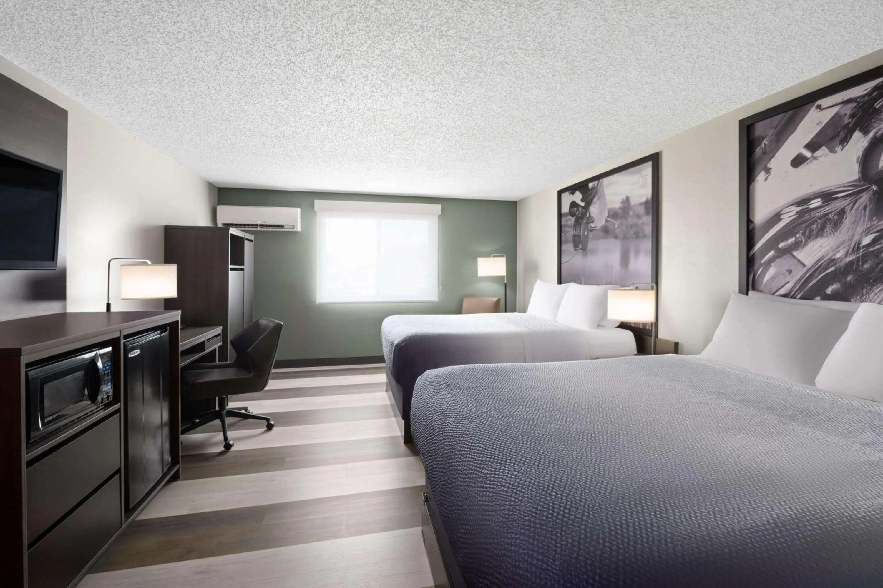 Deluxe Queen Room with Two Queen Beds - Non-Smoking in Super 8 by Wyndham Conrad