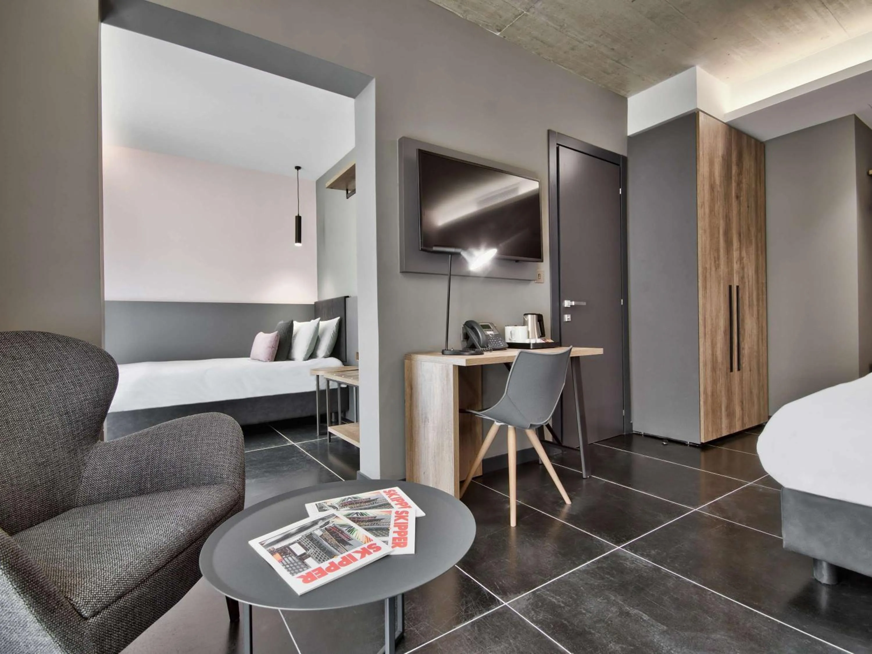 Junior Suite with One Double and Two Single Beds - single occupancy in Number 11 St Julian's Malta - Handwritten Collection