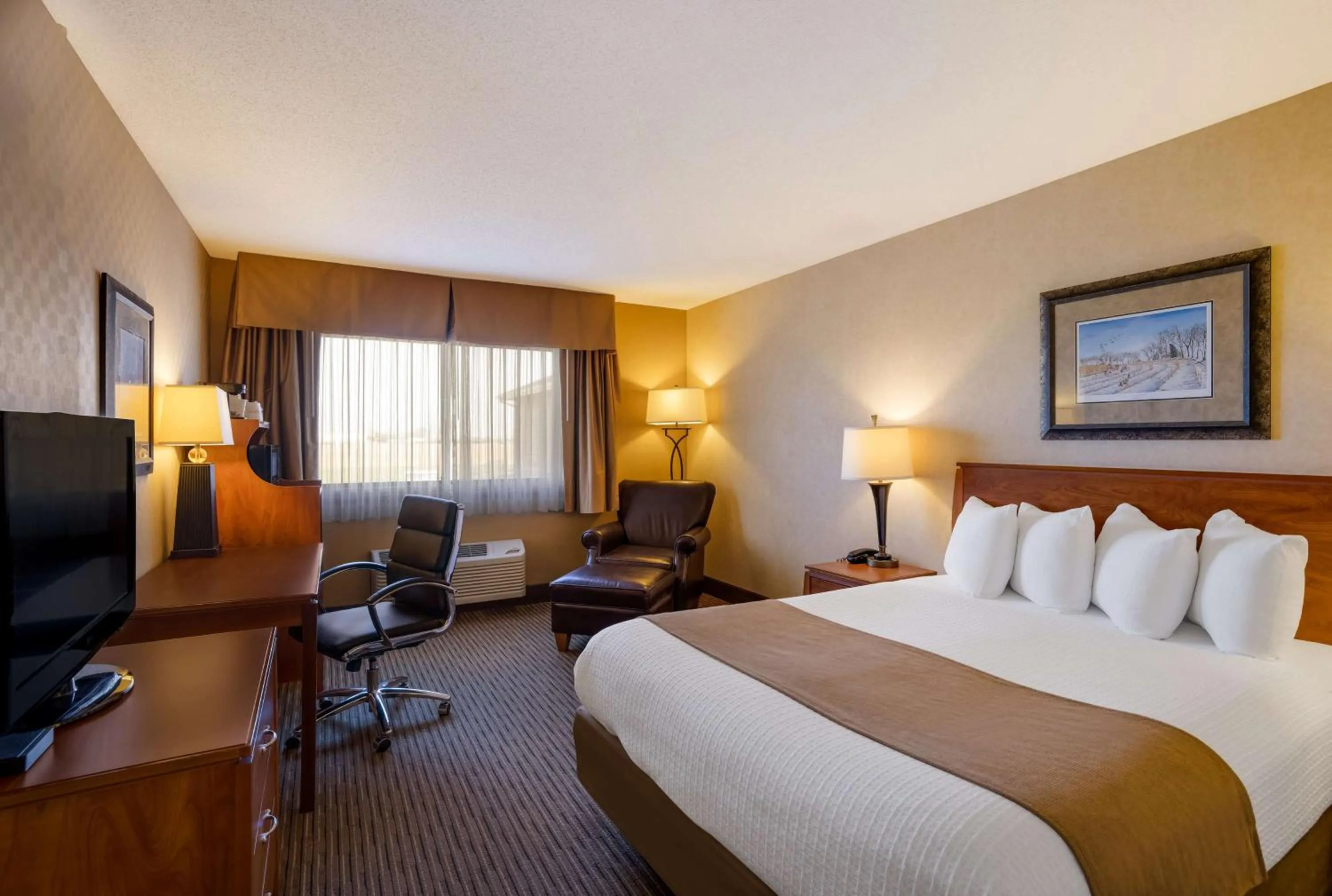 Queen Room with Walk-In Shower - Mobility Accessible/Non-Smoking in Best Western Vermillion Inn