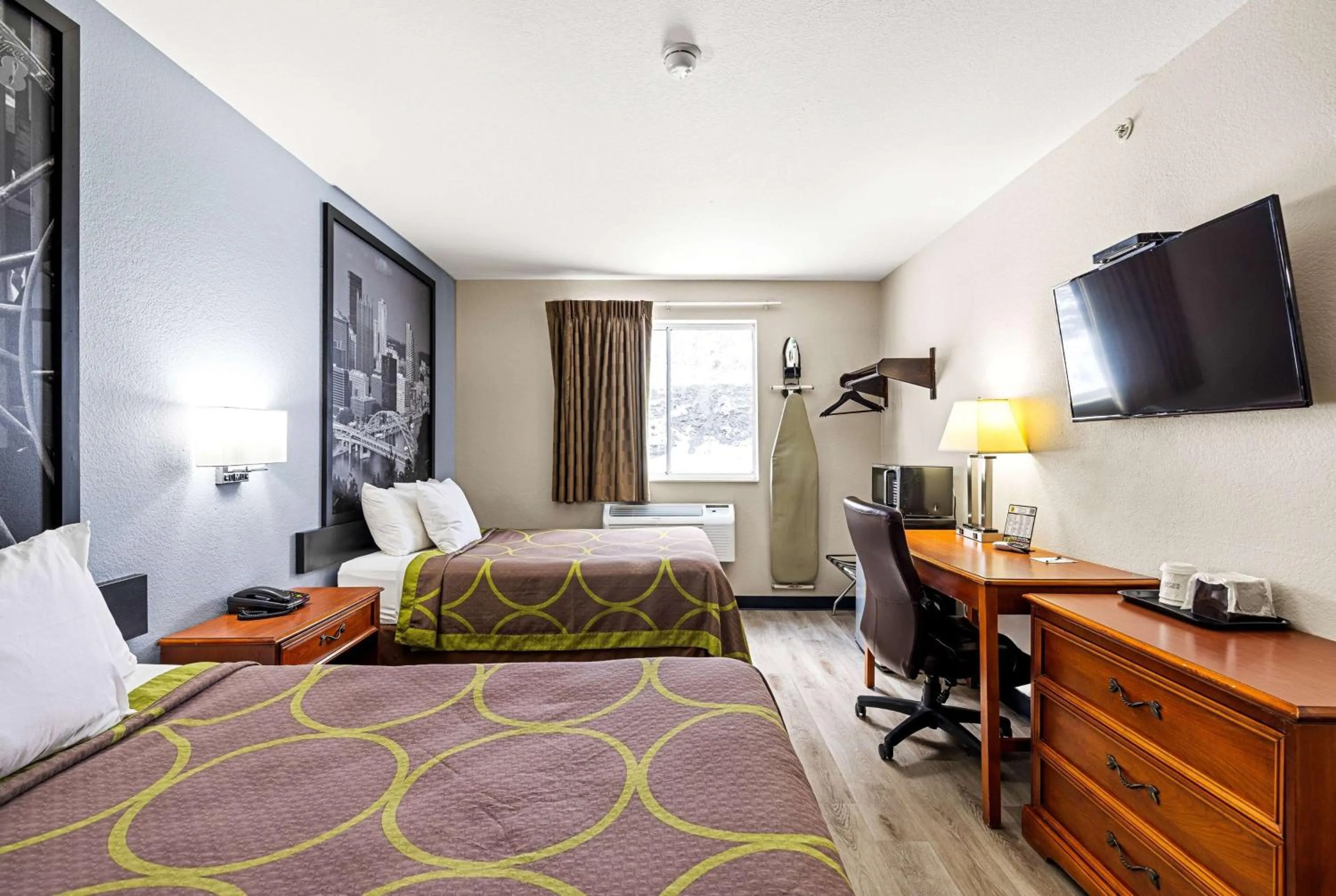 Room with Two Double Beds - Non-Smoking in Super 8 by Wyndham Pittsburgh/Monroeville