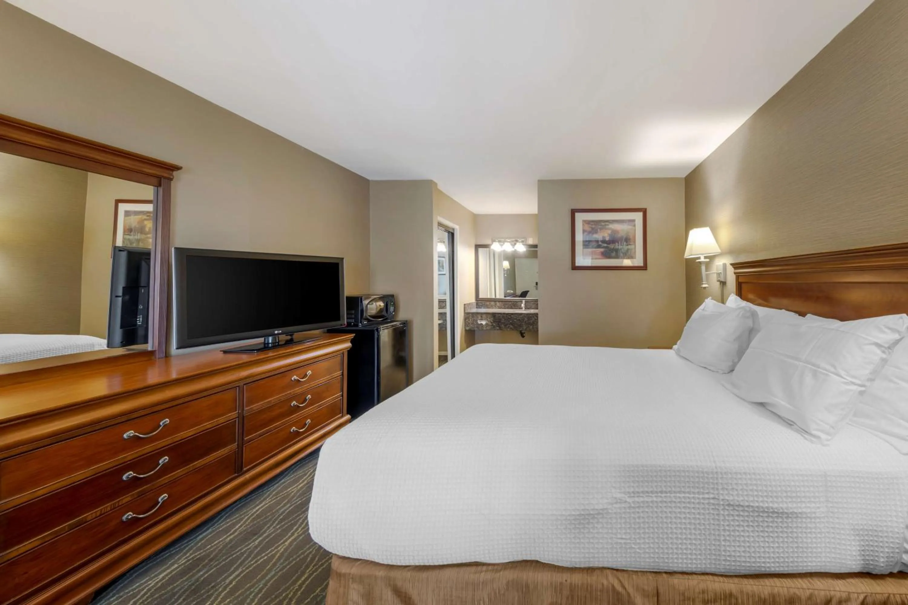 Queen Room with Roll-in Shower - single occupancy - Non-Smoking/Disability Access in Best Western La Posada Motel