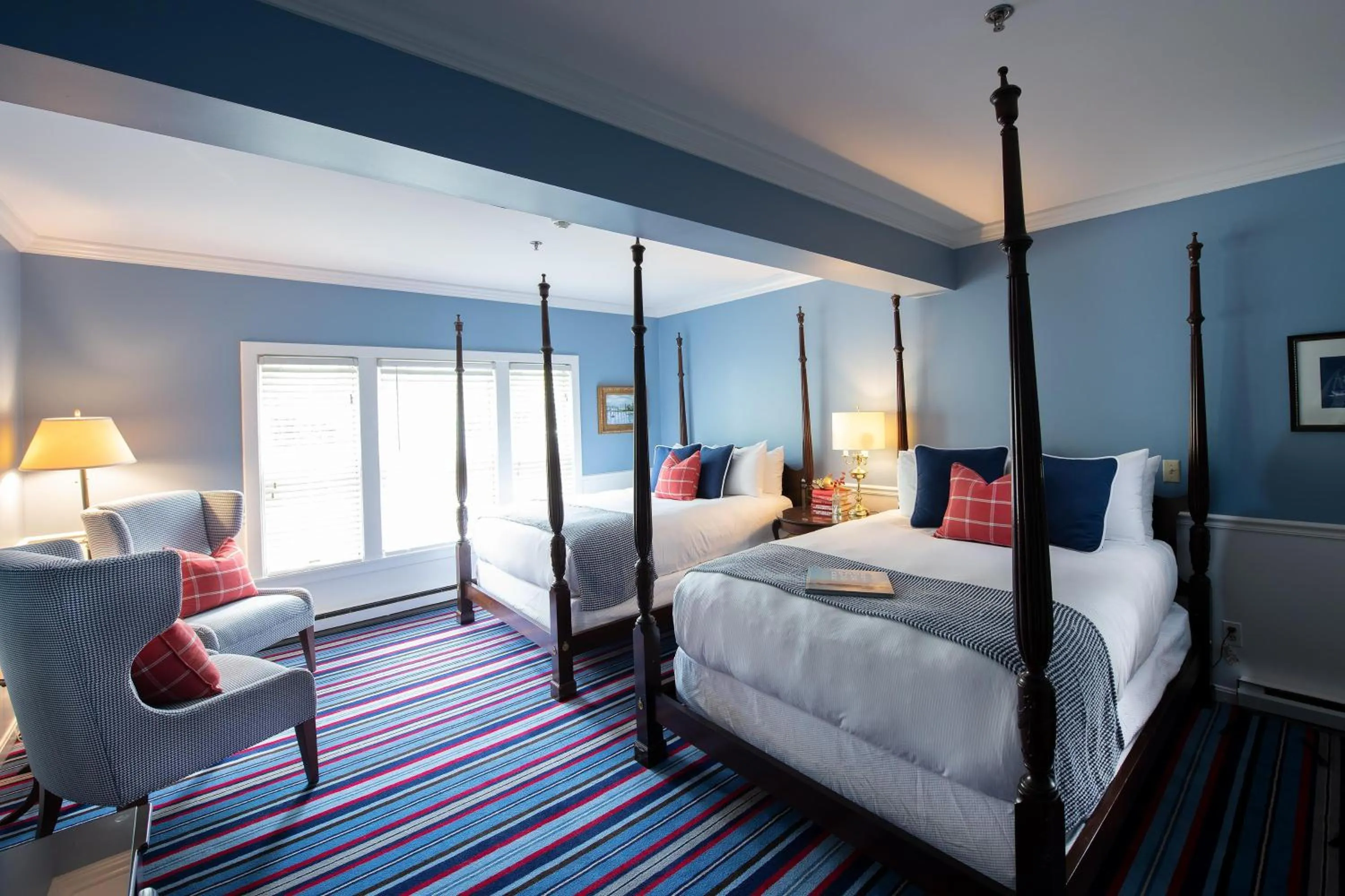Dock Square Room with Two Queen Beds in Kennebunkport Inn