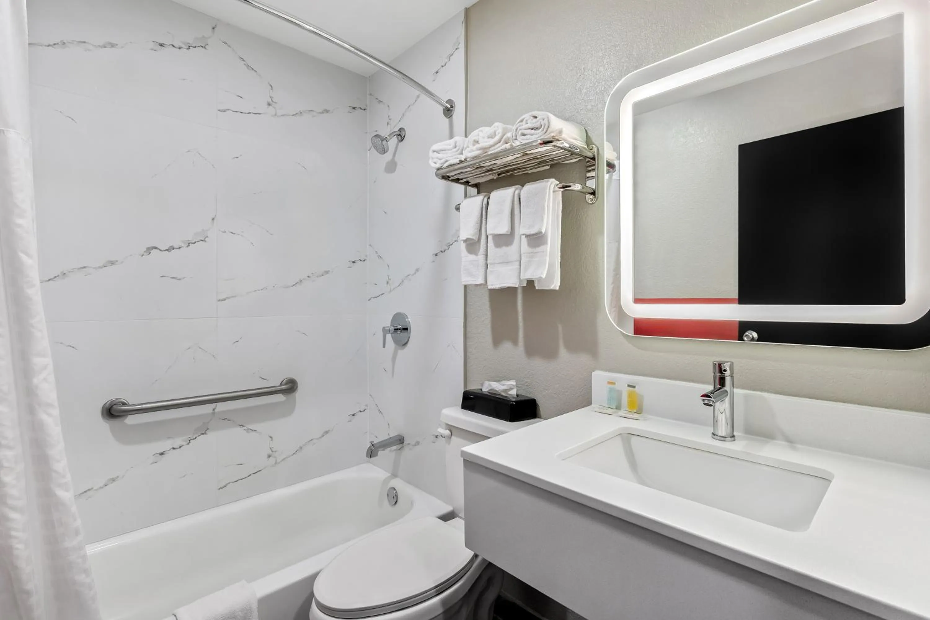 Queen Room with Two Queen Beds - Pet Friendly/Non-Smoking in Super 8 by Wyndham Lewiston Auburn Area