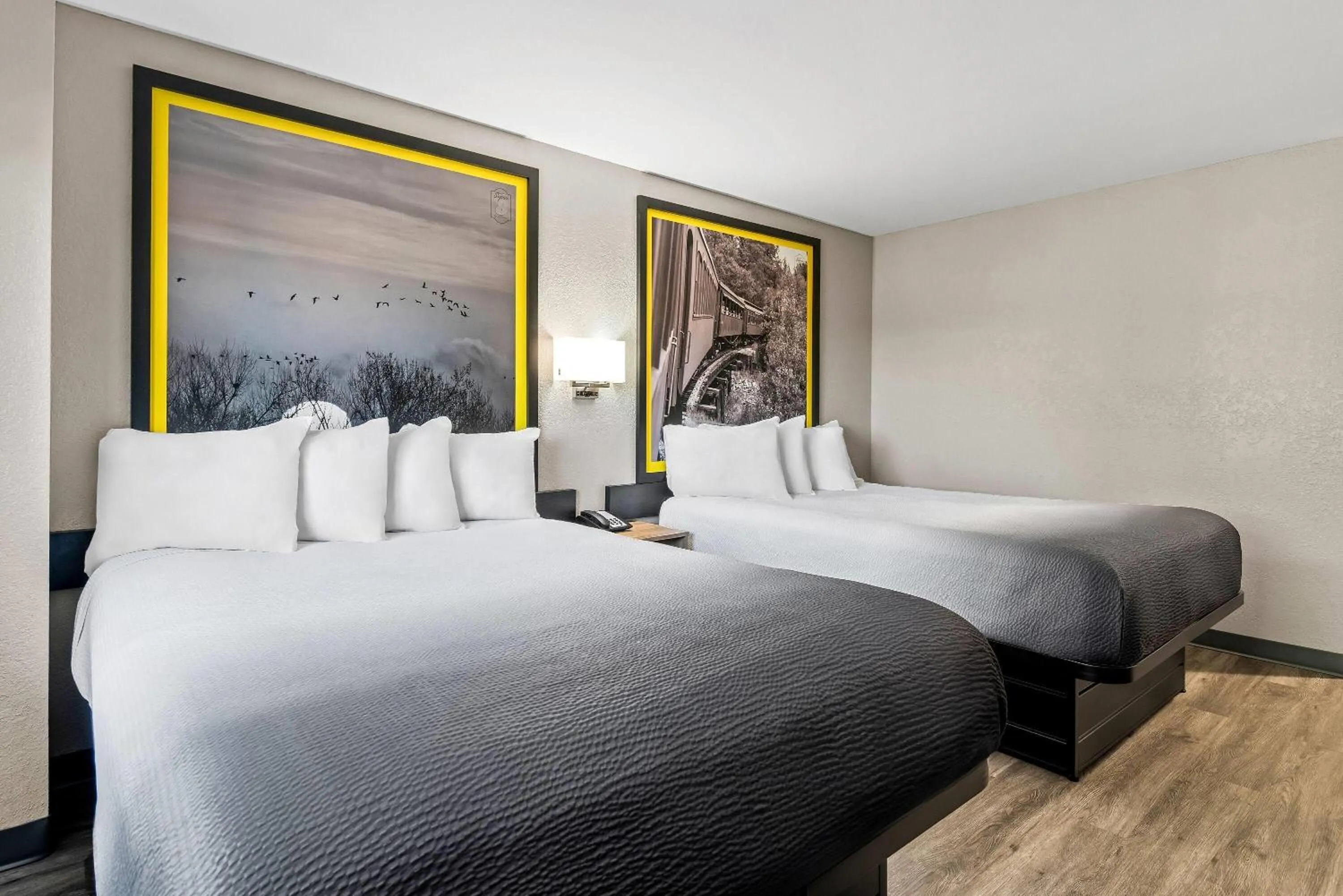 Queen Room with Two Queen Beds - Non-Smoking in Super 8 by Wyndham Lewiston Auburn Area