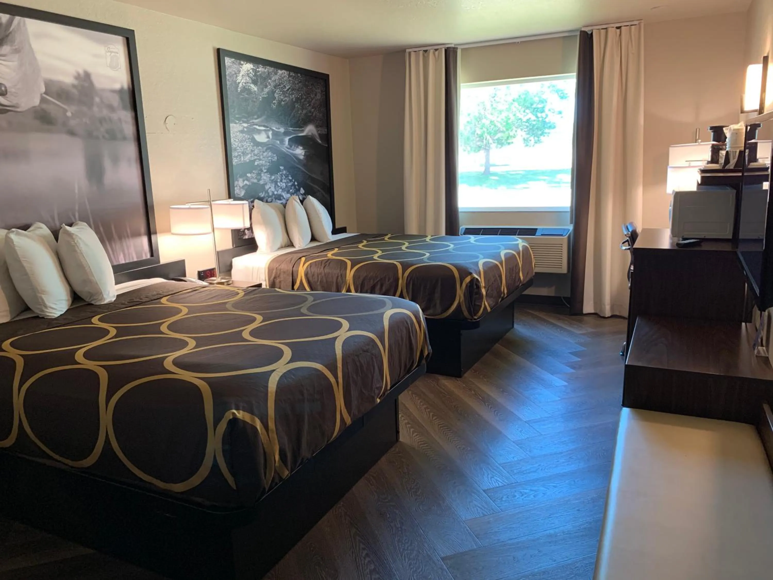 Queen Room with Two Queen Beds - Non-Smoking in Super 8 by Wyndham Greeley