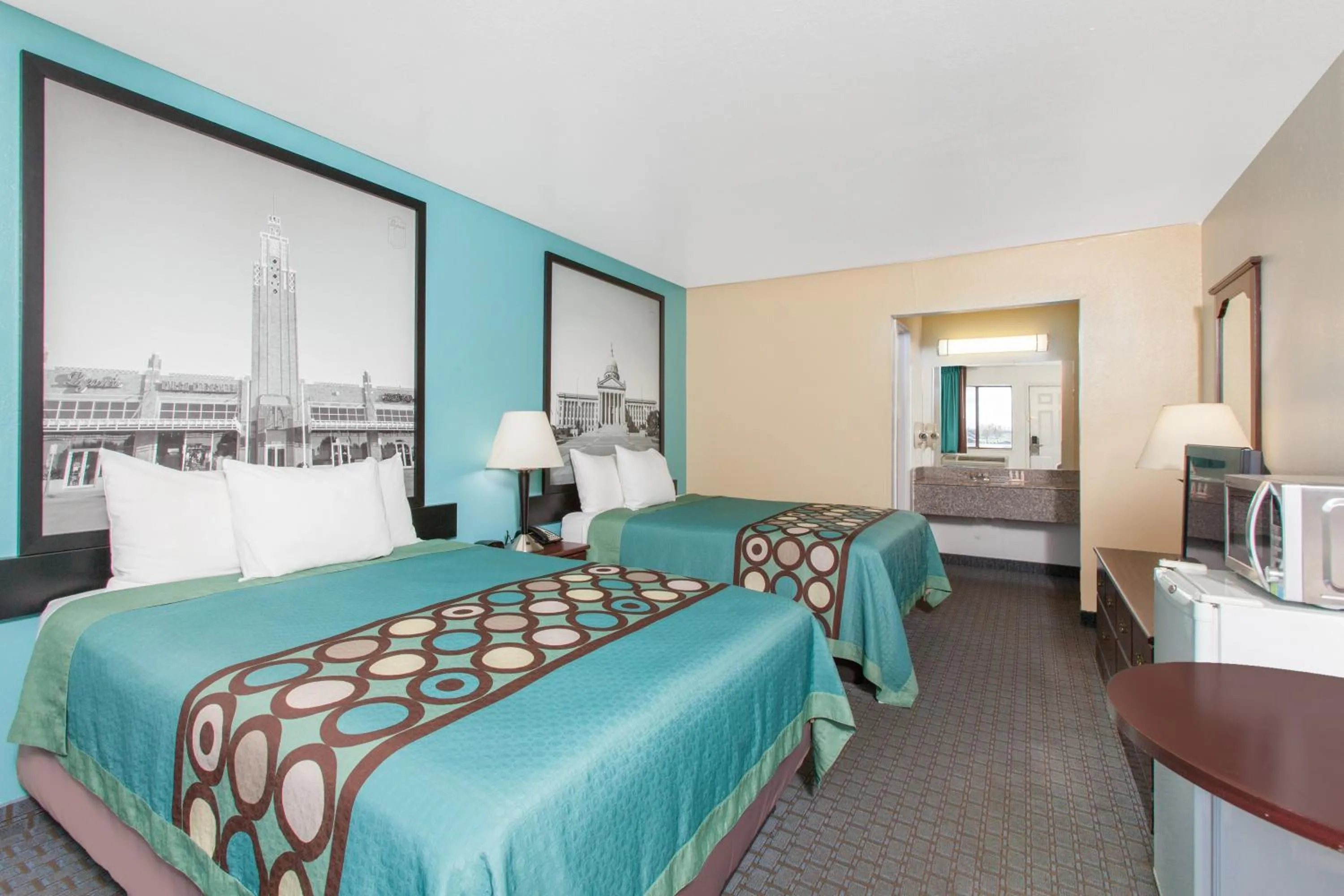 Queen Room with Two Queen Beds - Non-Smoking in Super 8 by Wyndham Sallisaw
