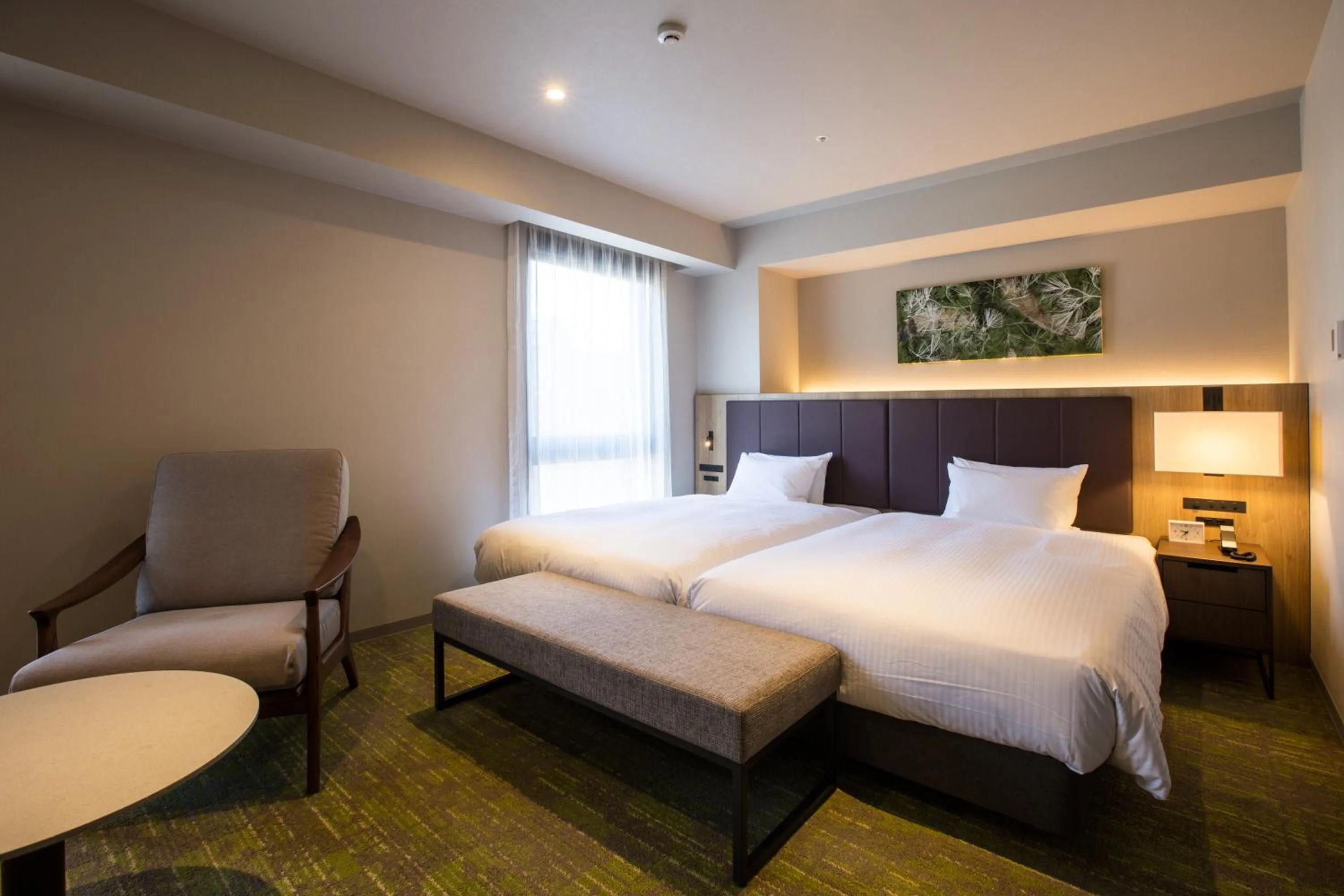 Corner Twin Room in Hotel Forza Kanazawa