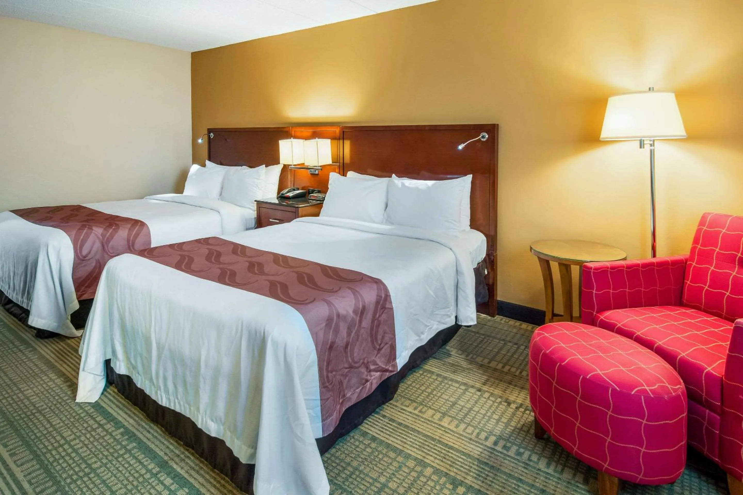 Queen Room with Two Queen Beds and Pool View - Non-Smoking in Quality Inn & Suites