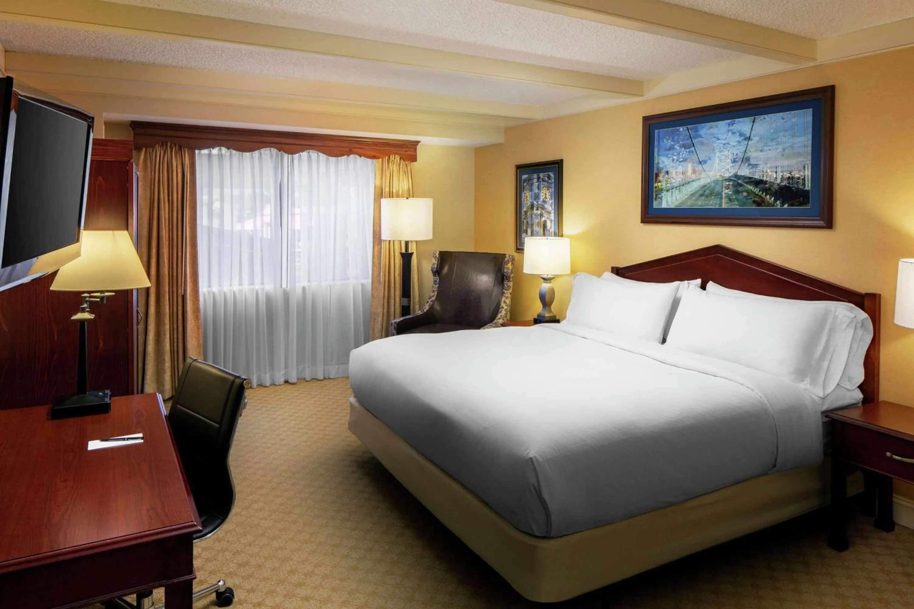 King Room with Accessible Tub - Mobility and Hearing Access in The Desmond Hotel Malvern, a DoubleTree by Hilton