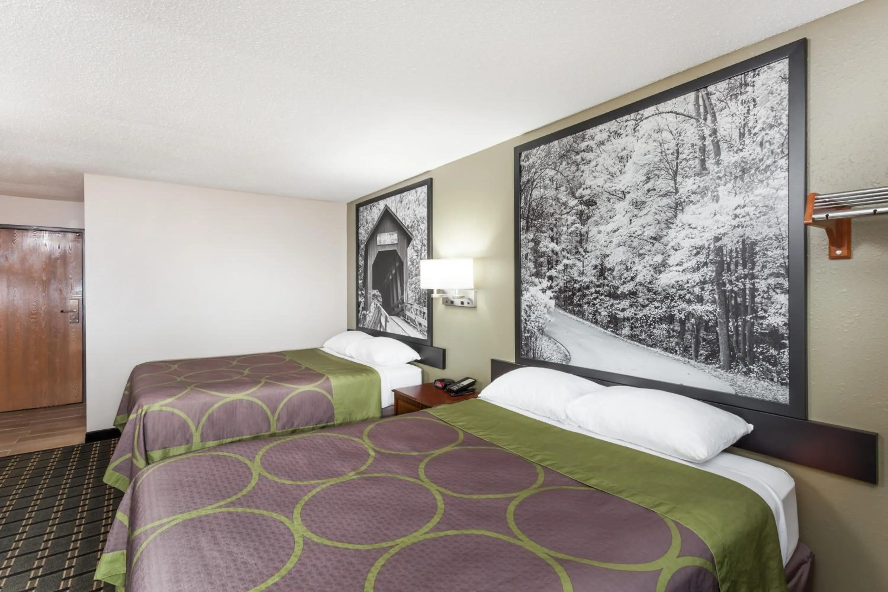 Queen Room with Two Queen Beds - Non-Smoking in Super 8 by Wyndham Michigan City