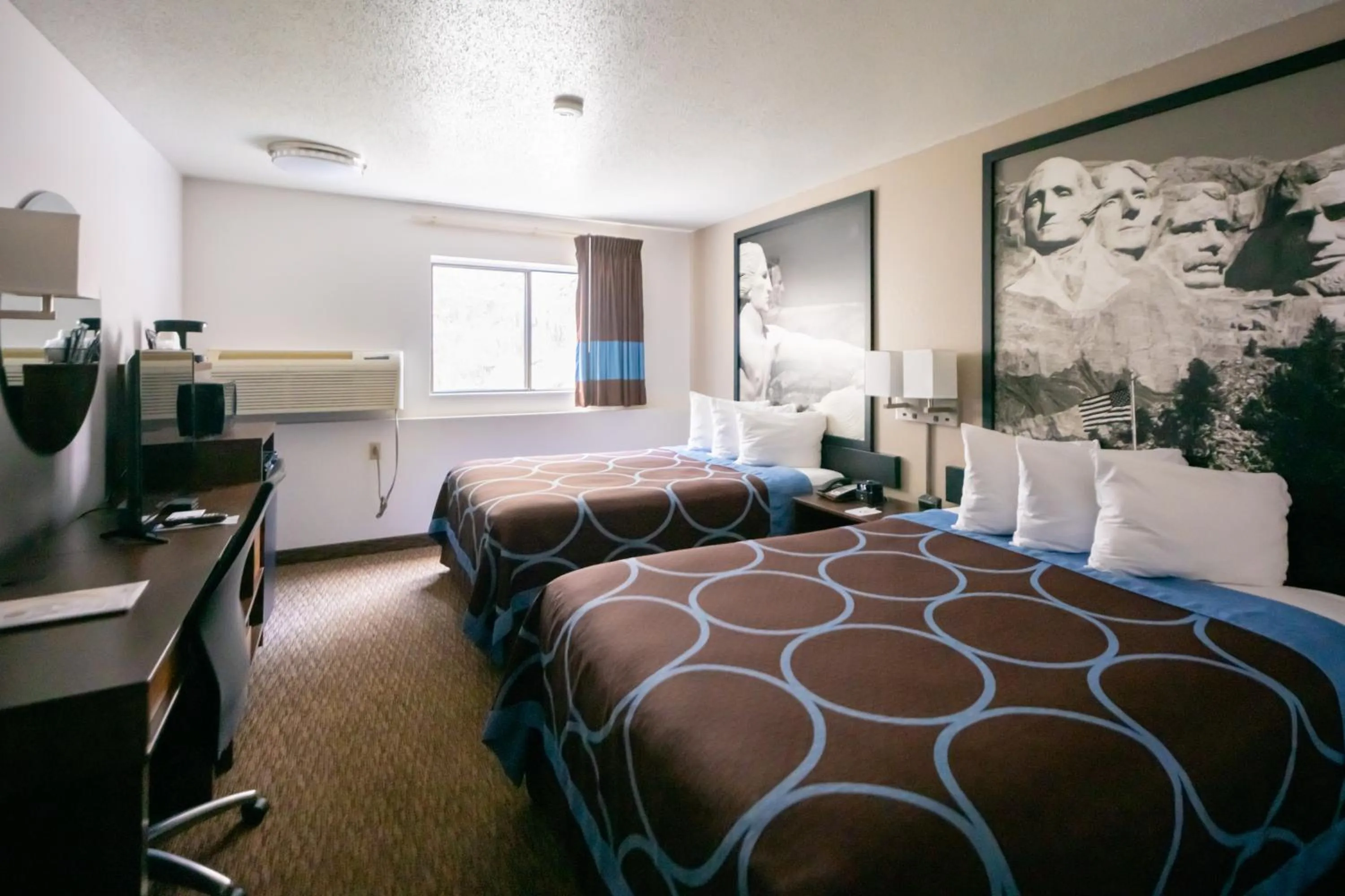 Queen Room with Two Queen Beds - Non-Smoking in Super 8 by Wyndham Custer/Crazy Horse Area