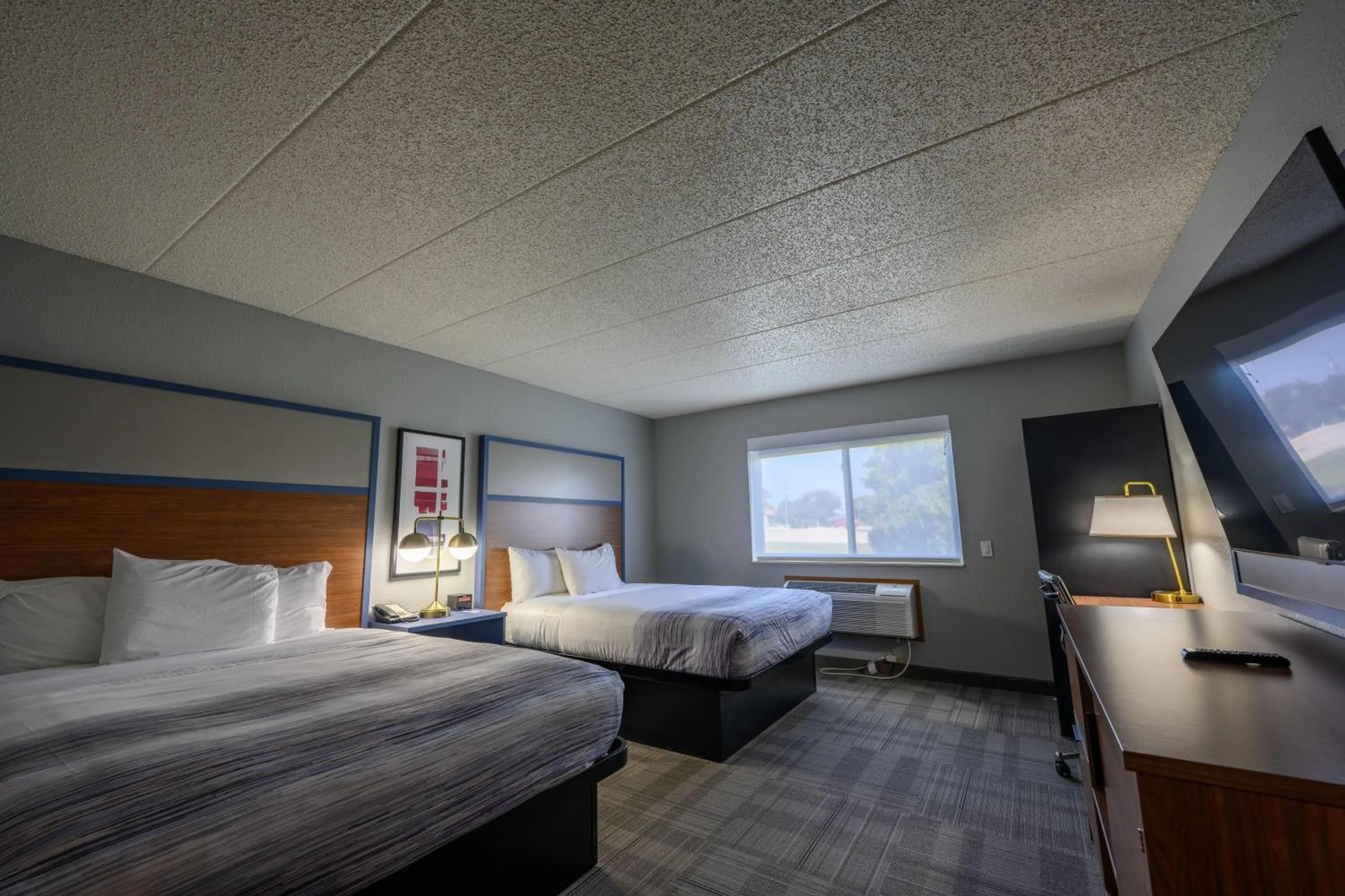 Queen Room with Two Queen Beds - Mobility Access/Non-Smoking in AmericInn by Wyndham Monroe