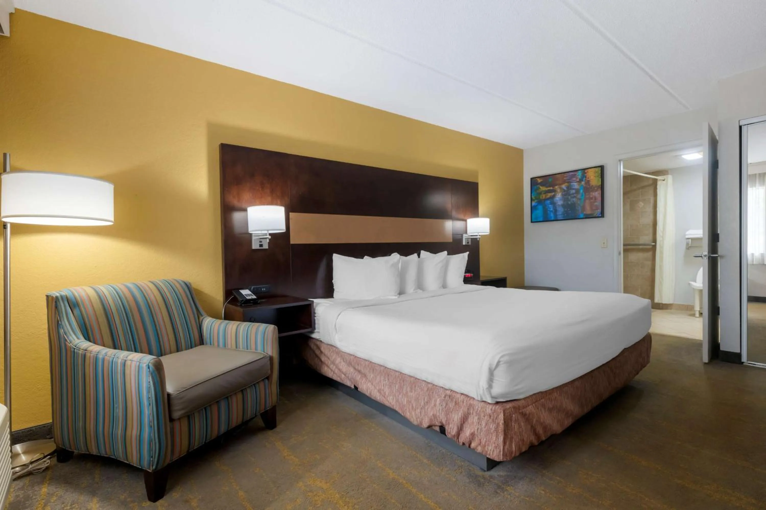 King Room with Roll-in Shower - Disability Access/Non-Smoking in Best Western Inn Of Palatka