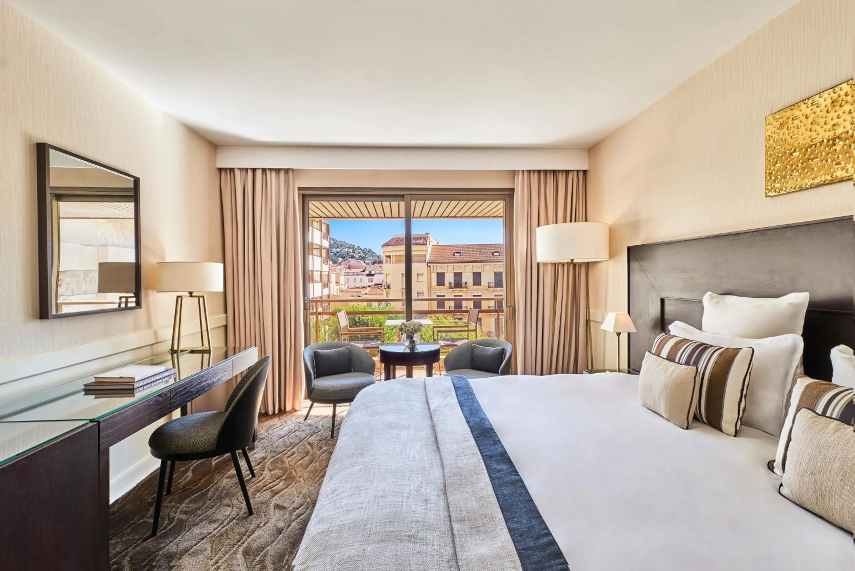 Superior Room Garden View With Terrace in Hôtel Barrière Le Gray d'Albion