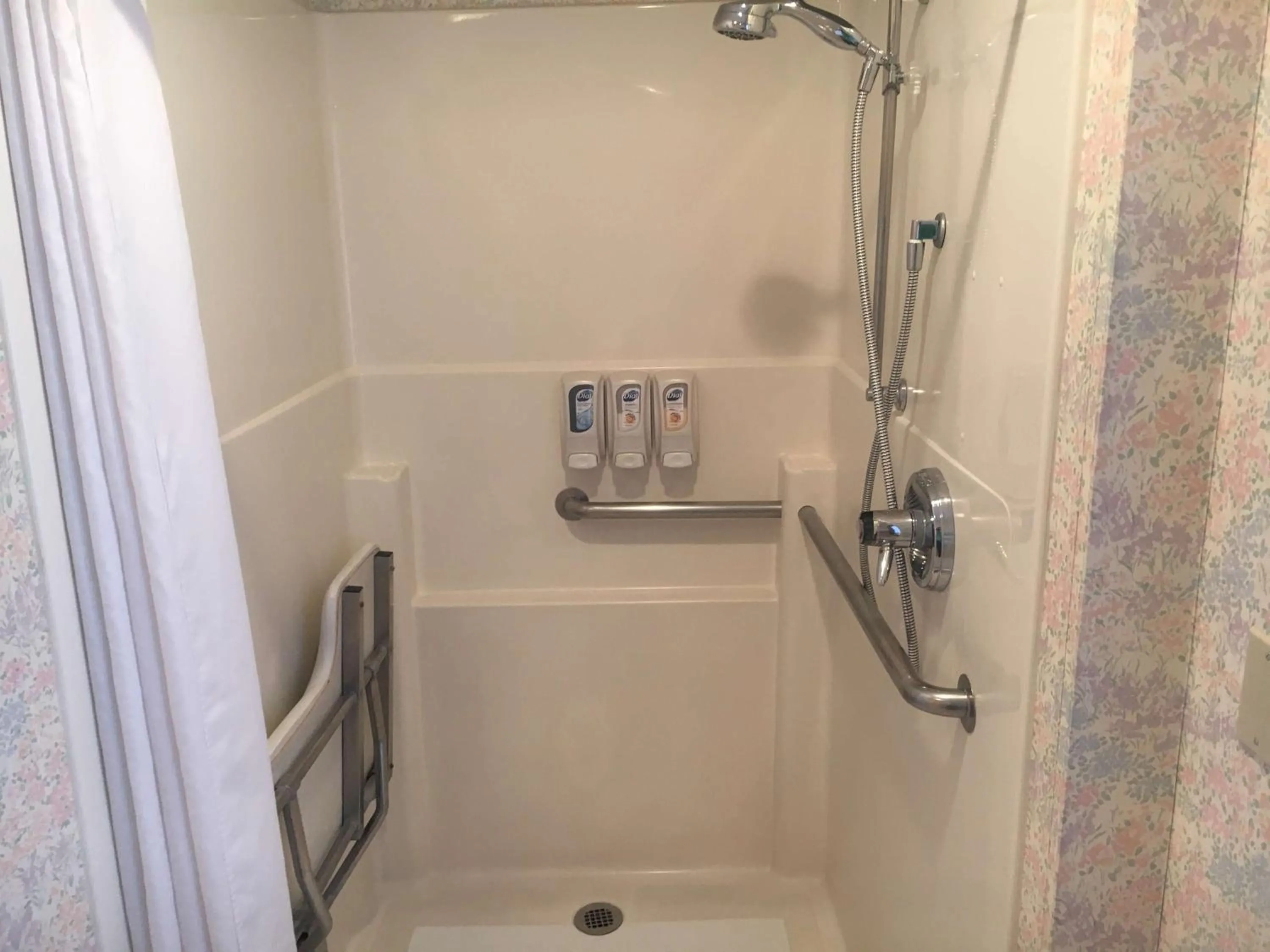 Double Room with Two Double Beds and Mobility Accessible Roll-In Shower in RiverTree Inn & Suites