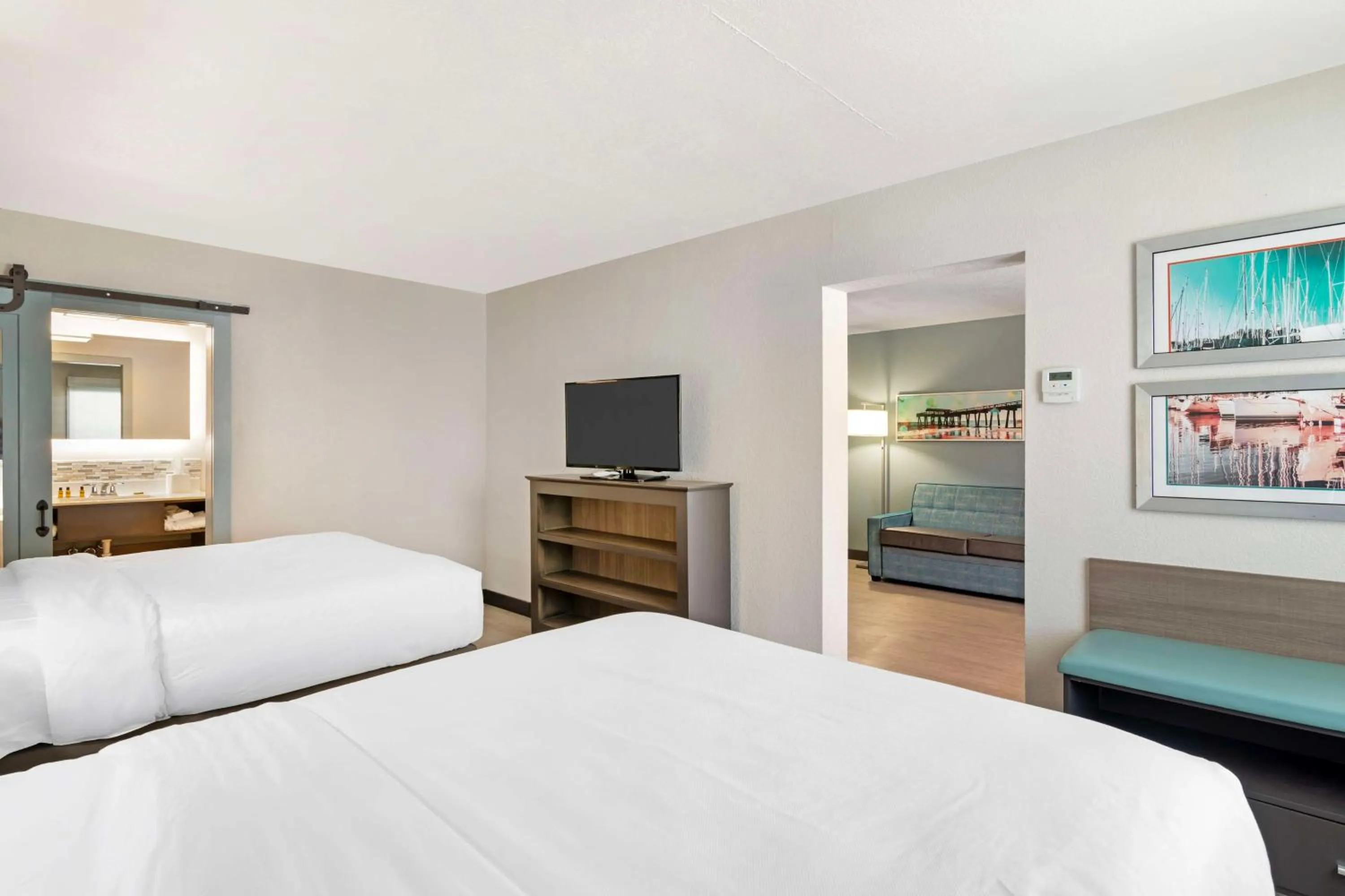 Queen Suite with Two Queen Beds - Non-Smoking in Best Western Plus St. Simons