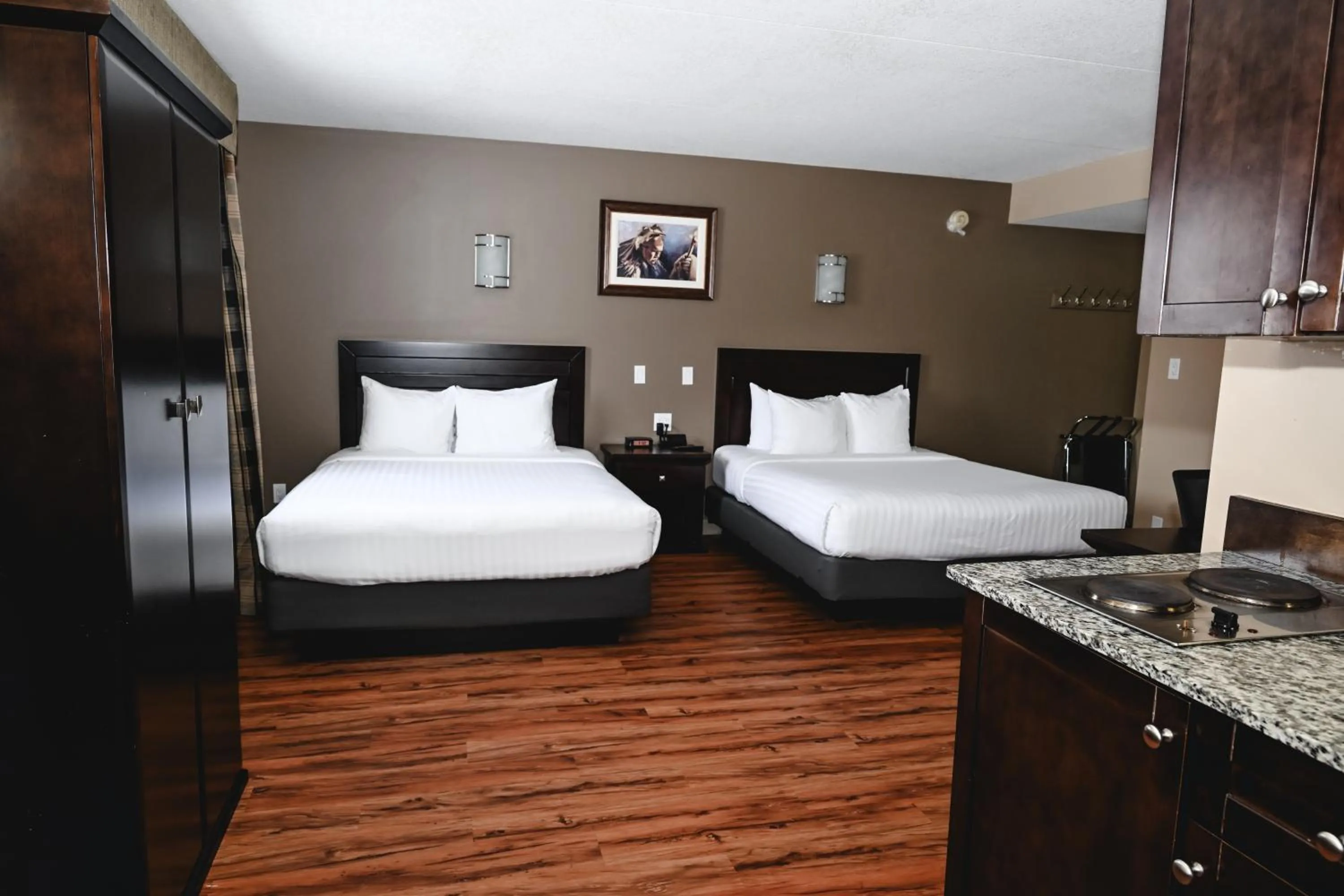 Efficiency Quadruple Room with Two Queen Beds - Non Smoking/Ground floor in Quality Hotel & Conference Centre