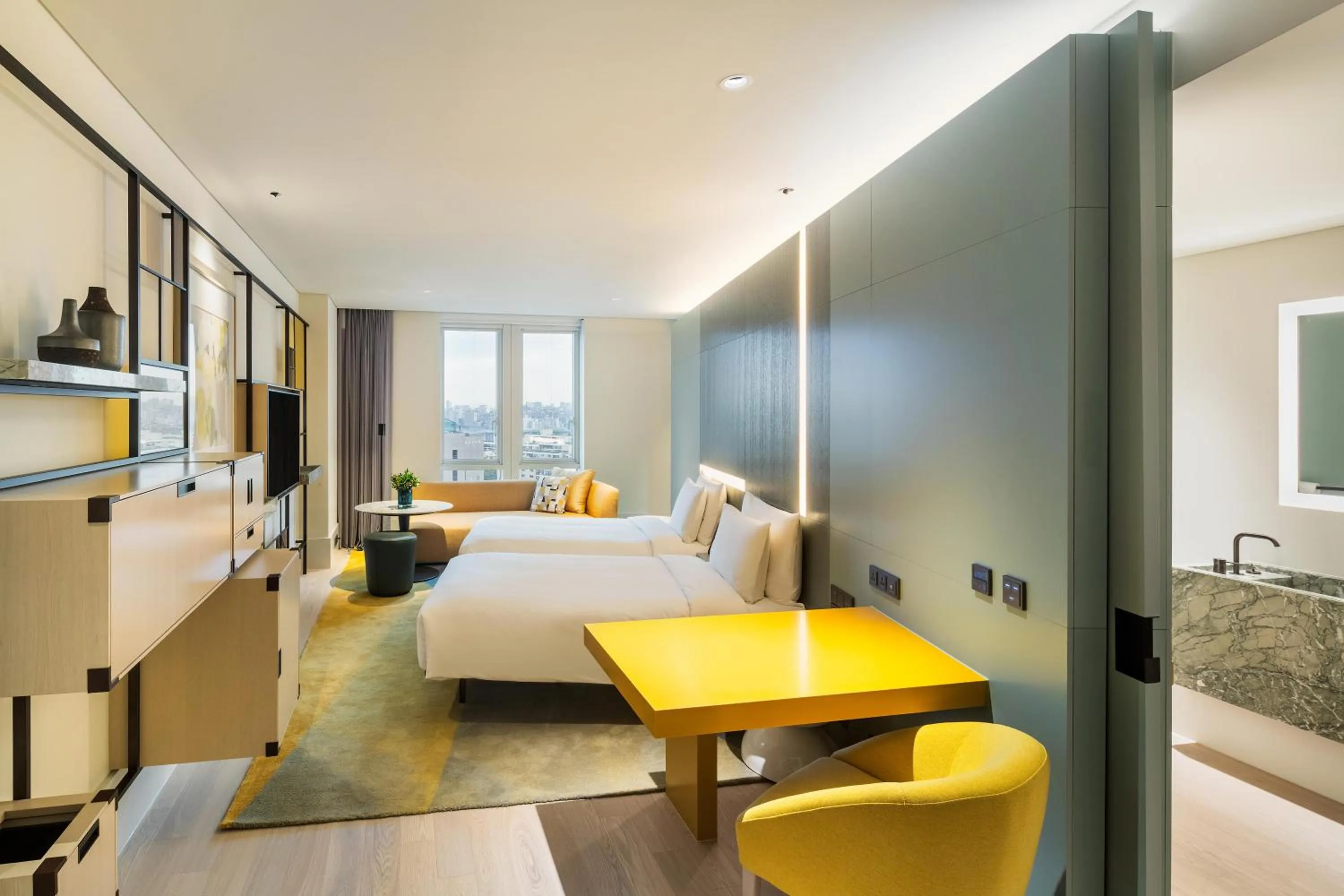 Deluxe Twin Room in Andaz Seoul Gangnam, By Hyatt