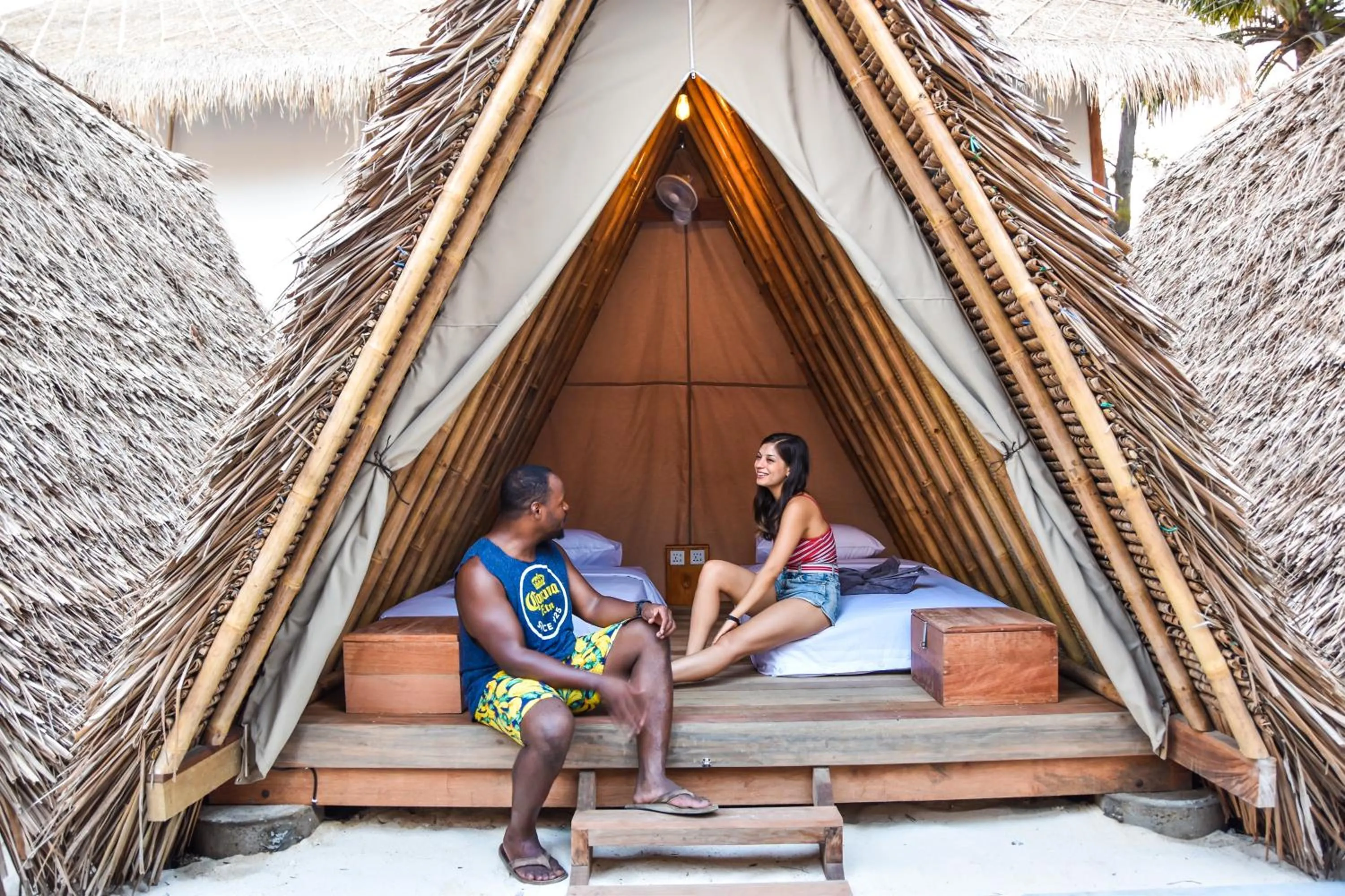 Twin Tent in Mad Monkey Gili Trawangan